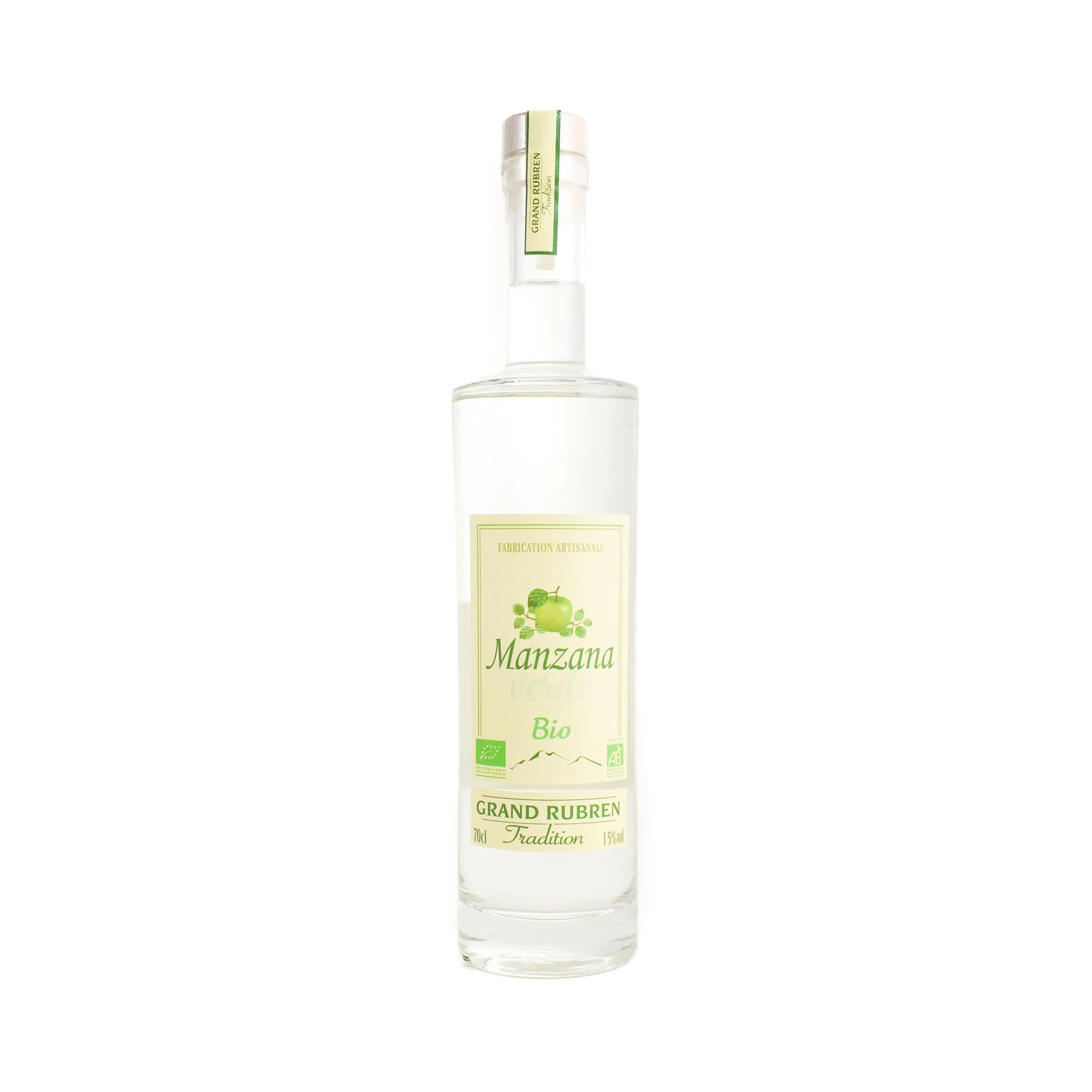 Grand Rubren Organic Manzana Green Apple Liqueur 15%ABV, 700ml
