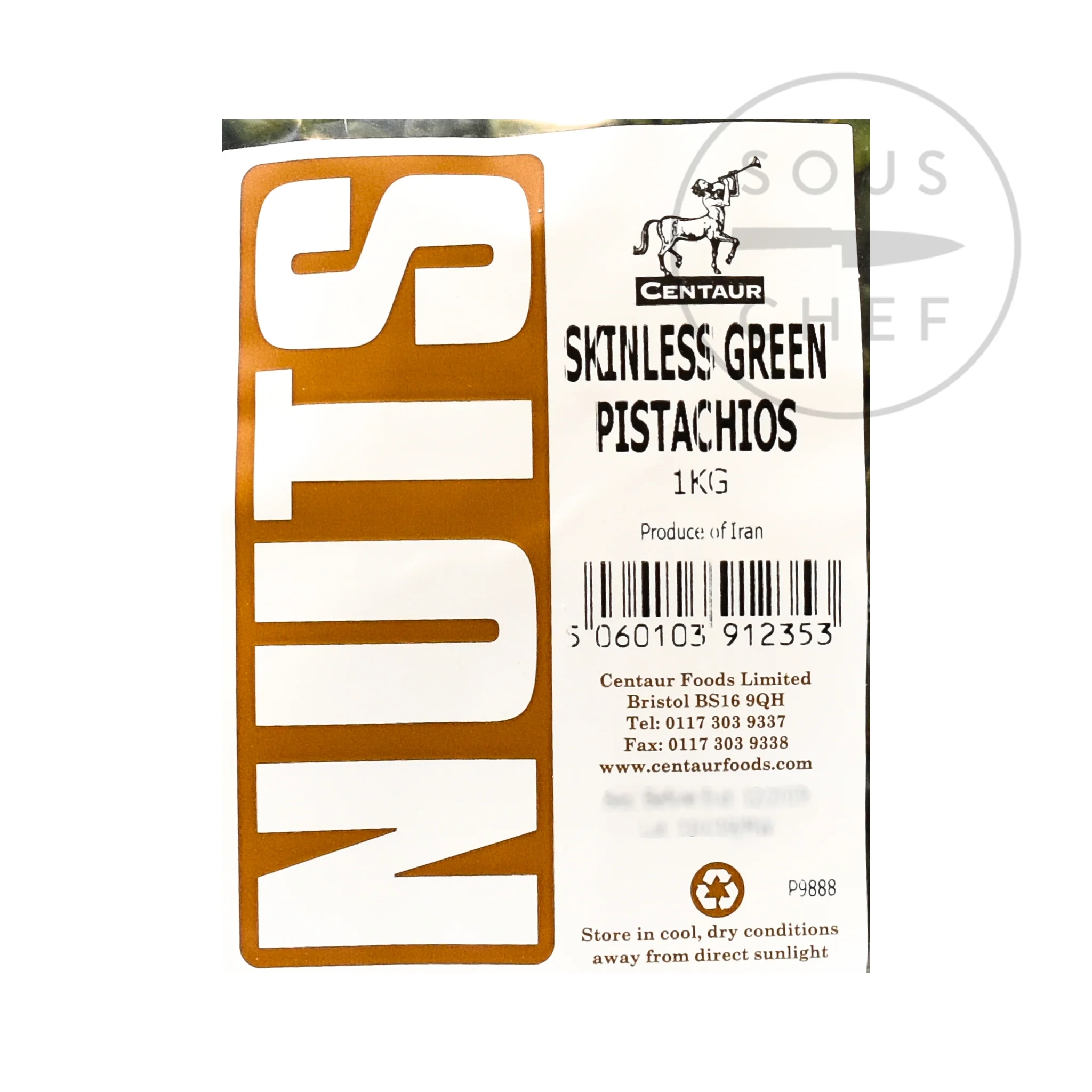 Green Skinless Pistachios, 500g - Image 2