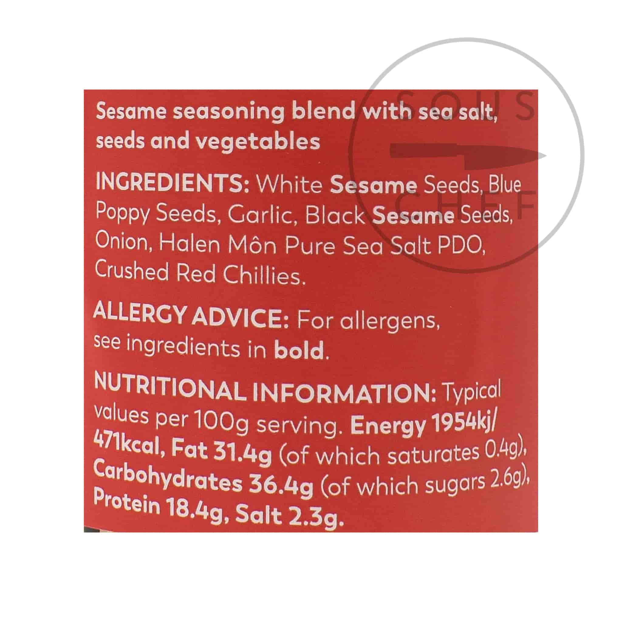 Halen Mon Popeth Seasoning (Everything Bagel!), 100g - Image 2