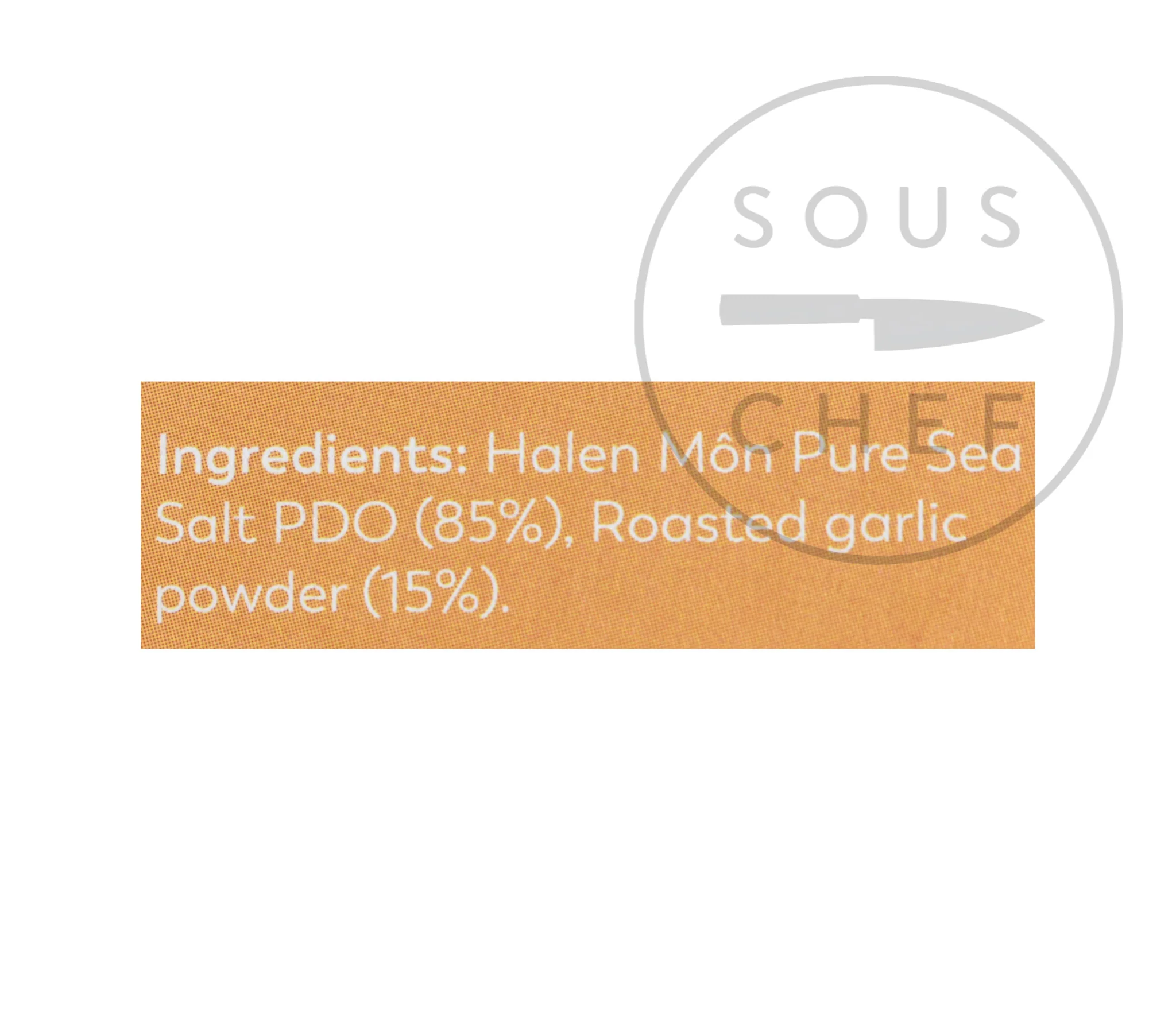 Halen Mon Pure Sea Salt with Roasted Garlic, 100g - Image 2