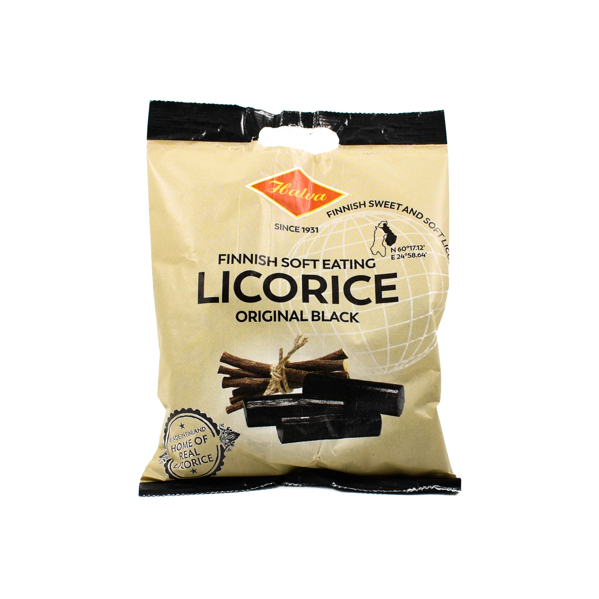 Halva Finnish Soft Eating Licorice Bag, 200g