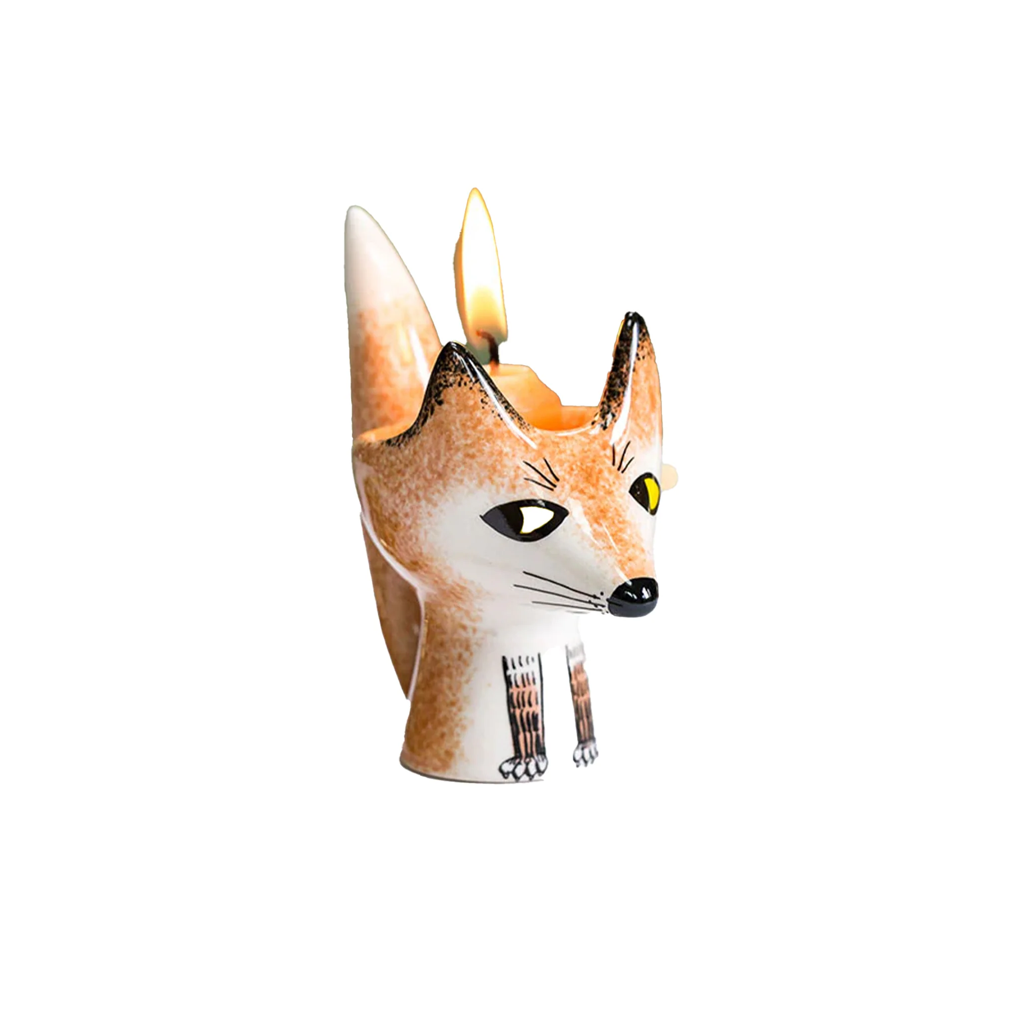 Hannah Turner Fox Egg Cup, 9cm