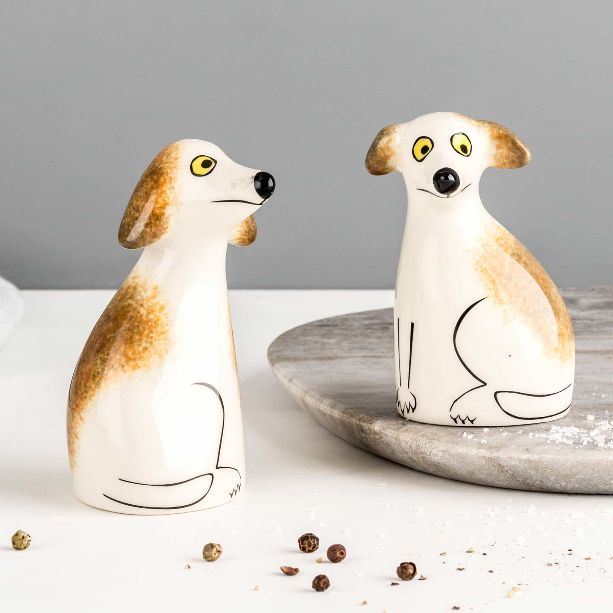 Hannah Turner Set of 2 Dog Salt & Pepper Shakers, 9.5cm - Image 2