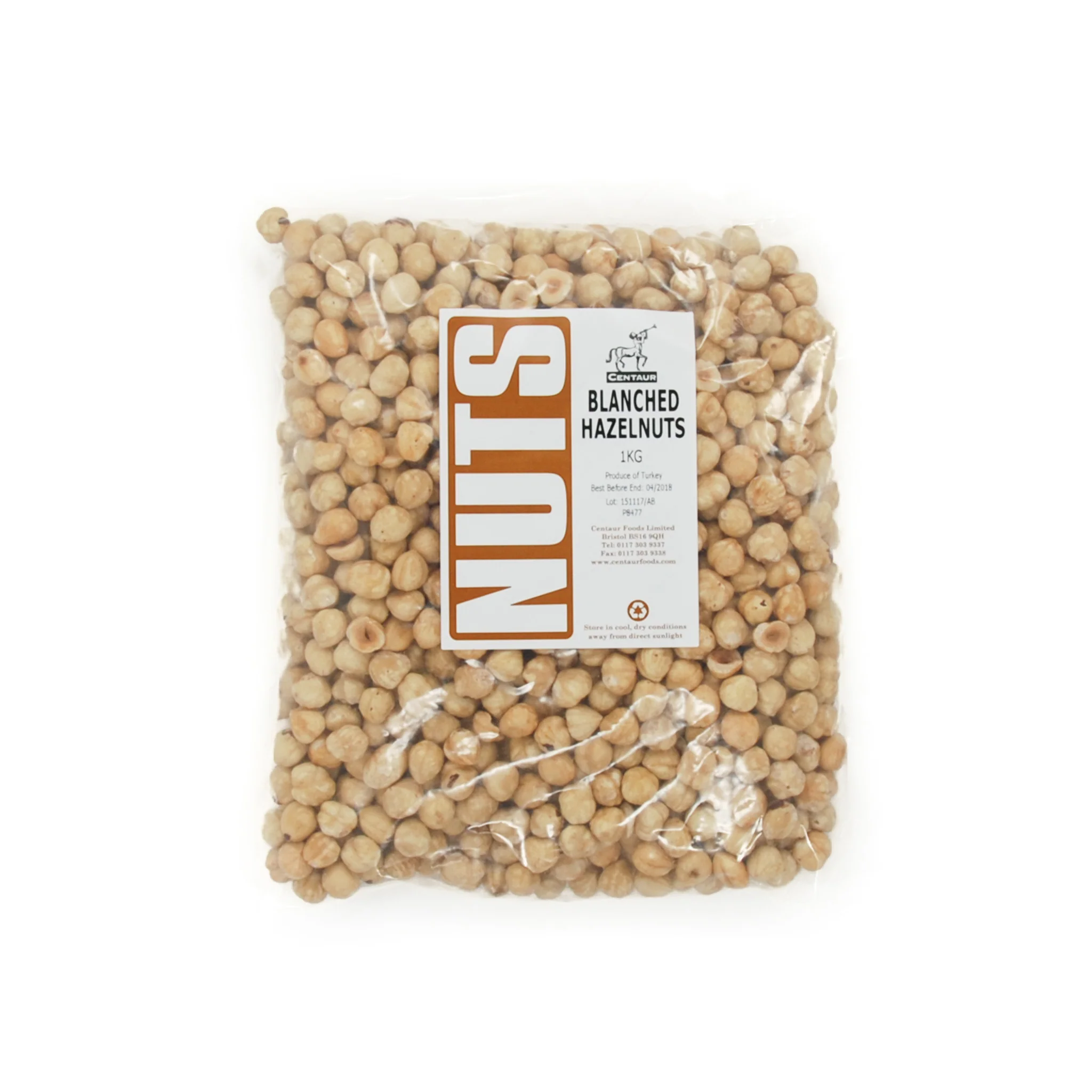 Short Dated Hazelnuts, Roasted and Blanched, 1kg