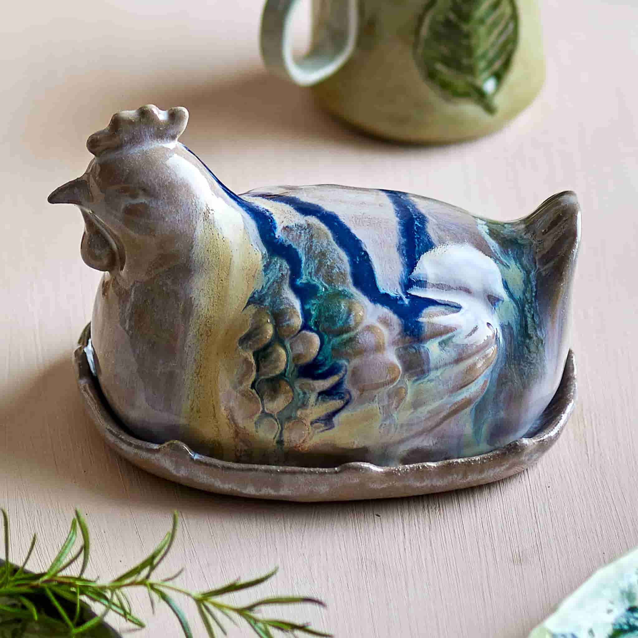 Heni Rooster Butter Dish - Image 4