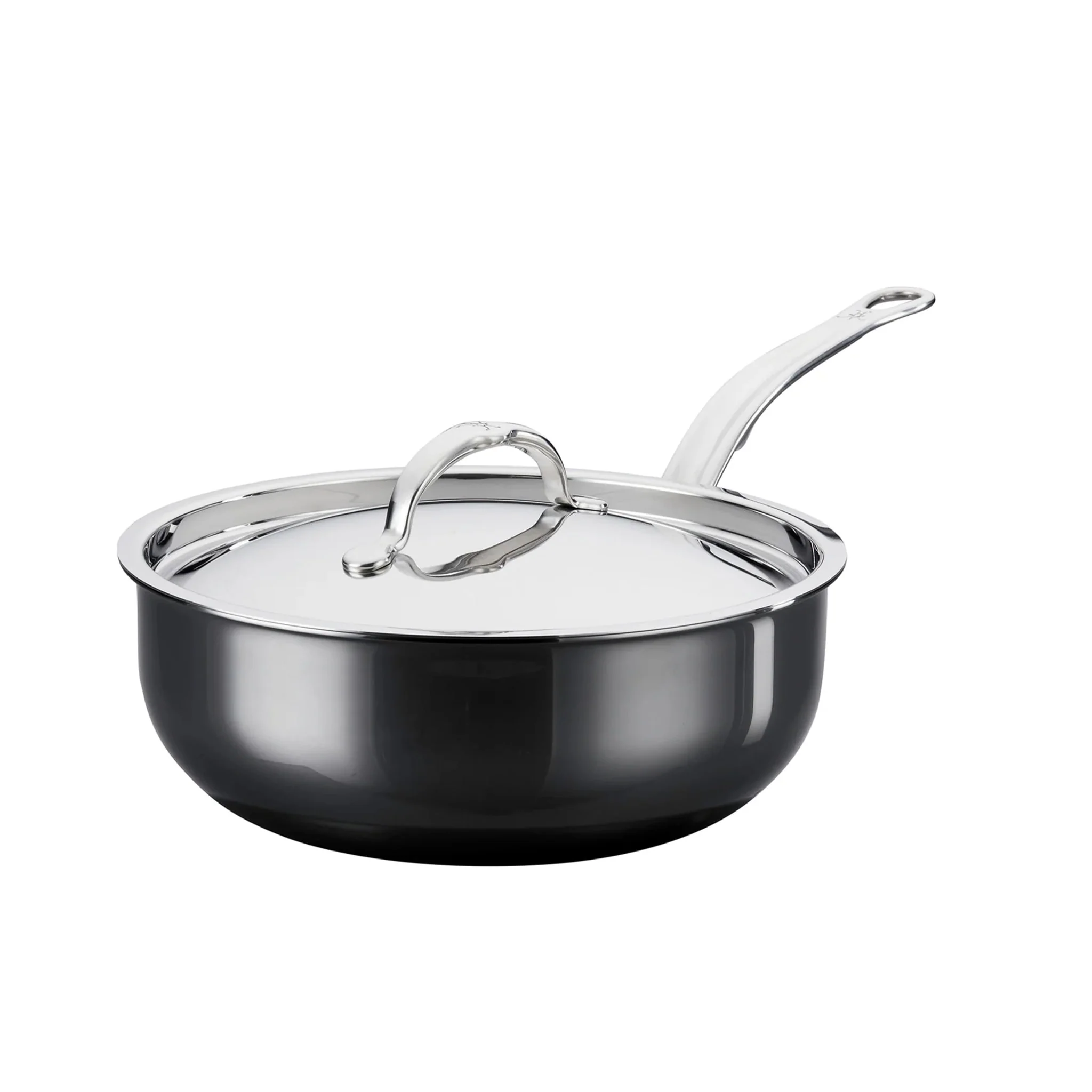 Hestan Nanobond Curved Saute Pan with Lid