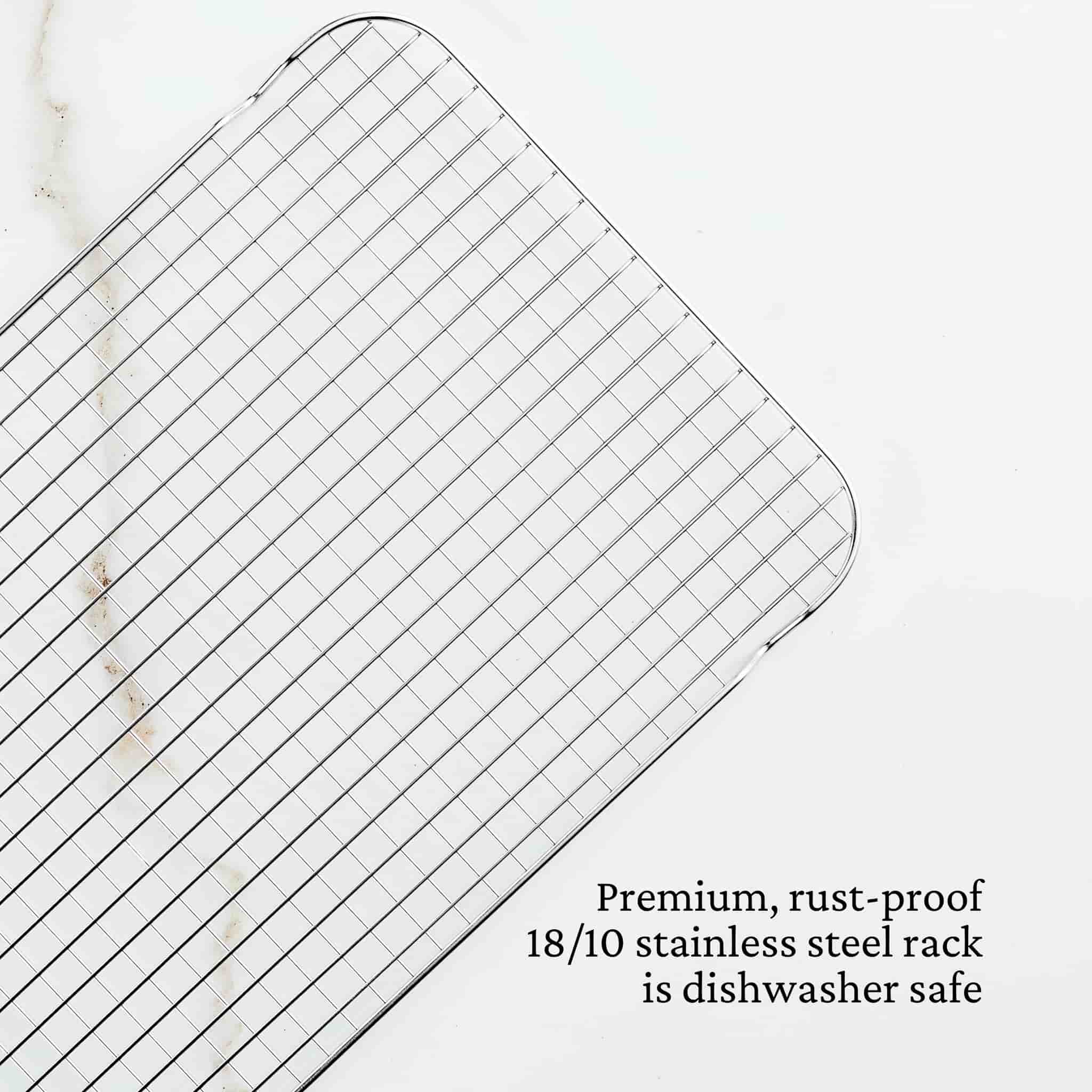 Hestan Ovenbond Stainless Steel Cooling Rack for Baking Tray, 30x38cm - Image 5