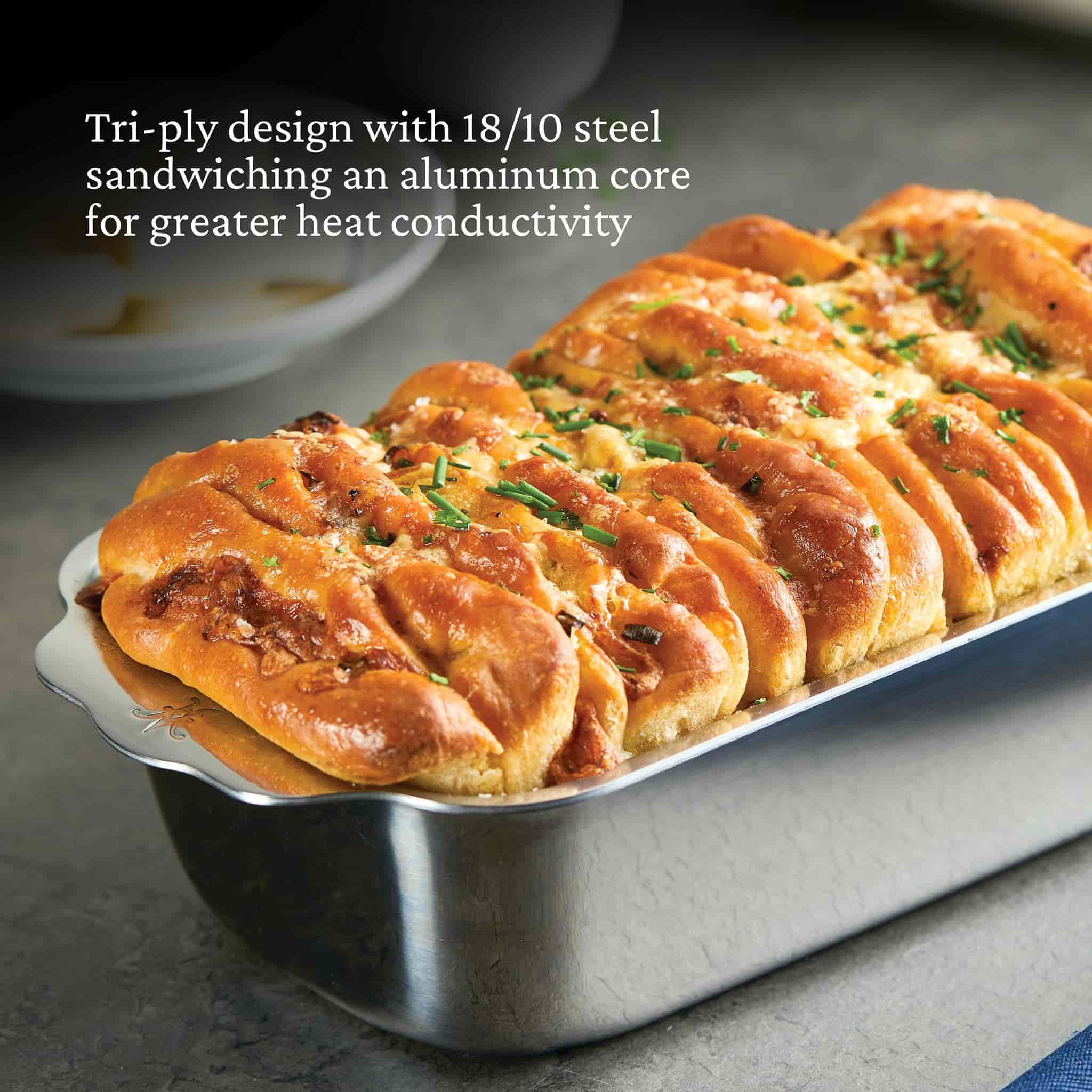 Hestan Ovenbond Stainless Steel Loaf Tin, 2lbs - Image 4