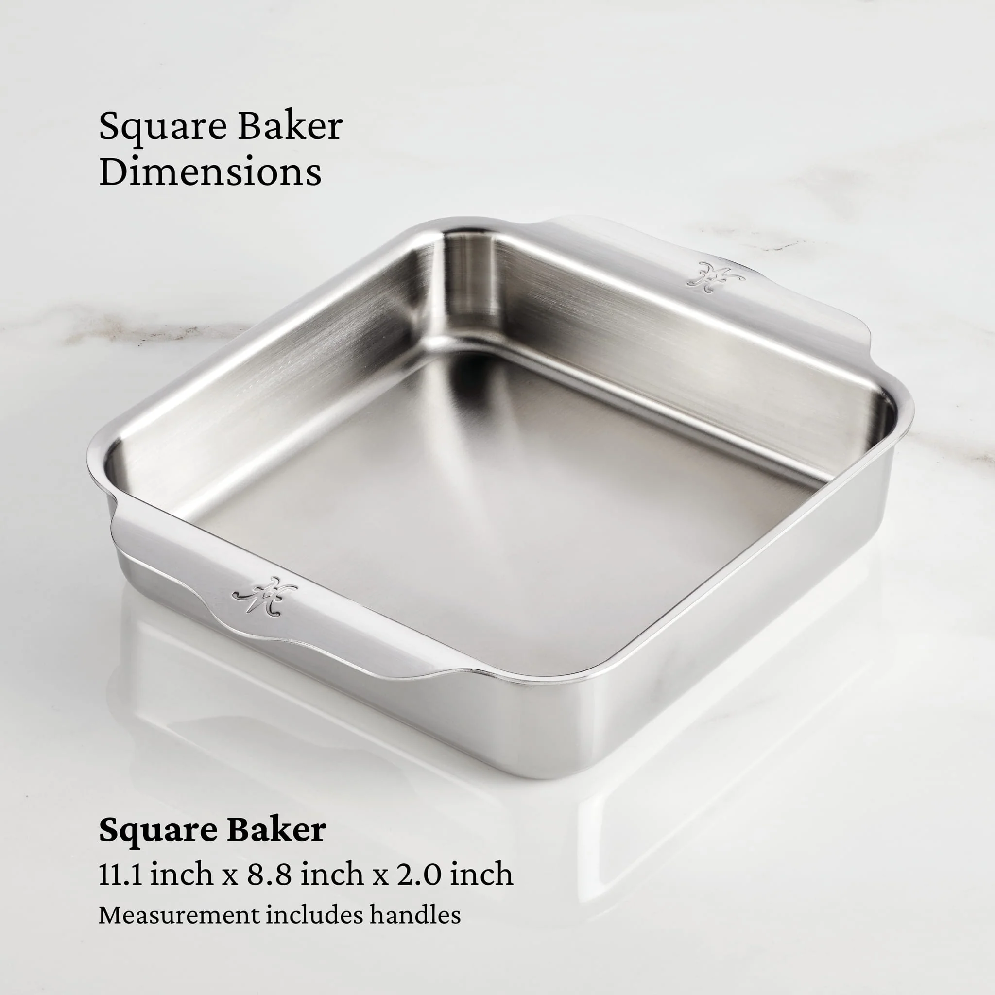 Hestan Ovenbond Stainless Steel Square Baking Pan, 20cm - Image 7