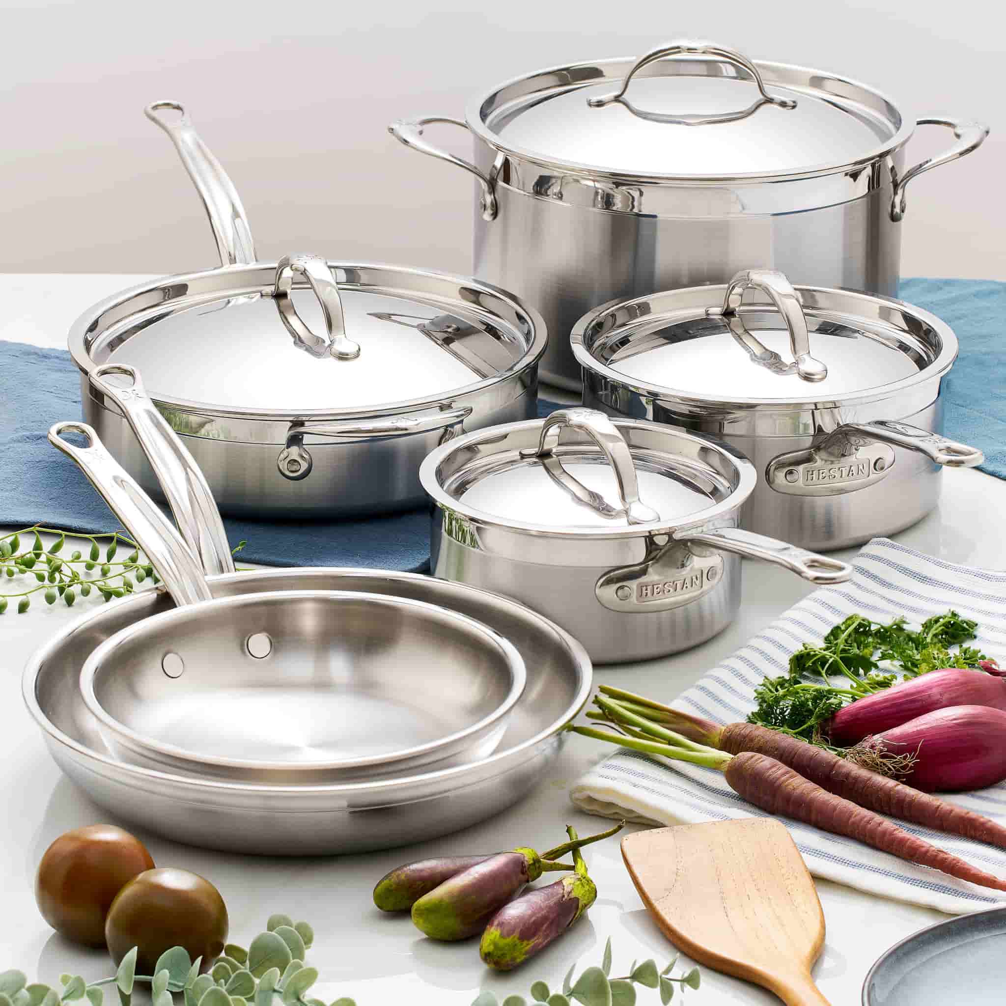 Hestan ProBond Stainless Steel 6 Piece Cookware Set - Image 3