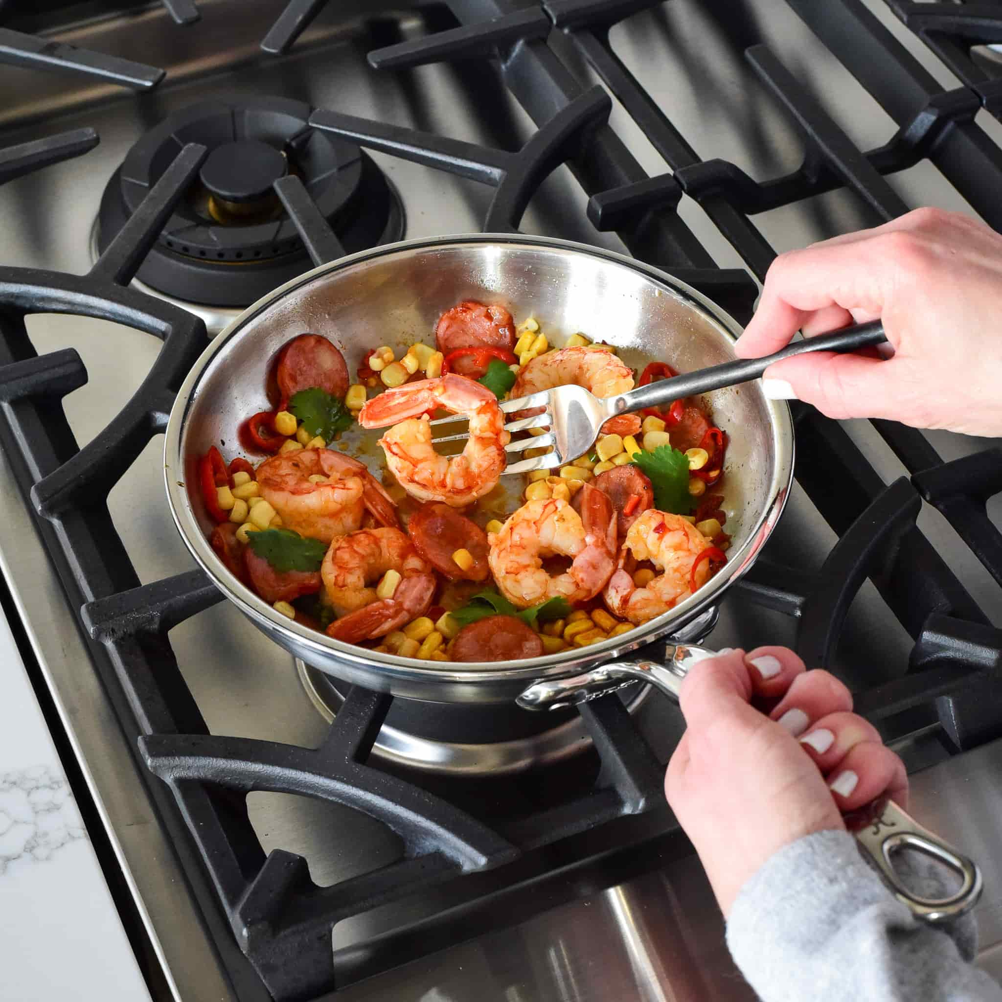 Hestan Probond Stainless Steel Frying Pan, 28cm - Image 2
