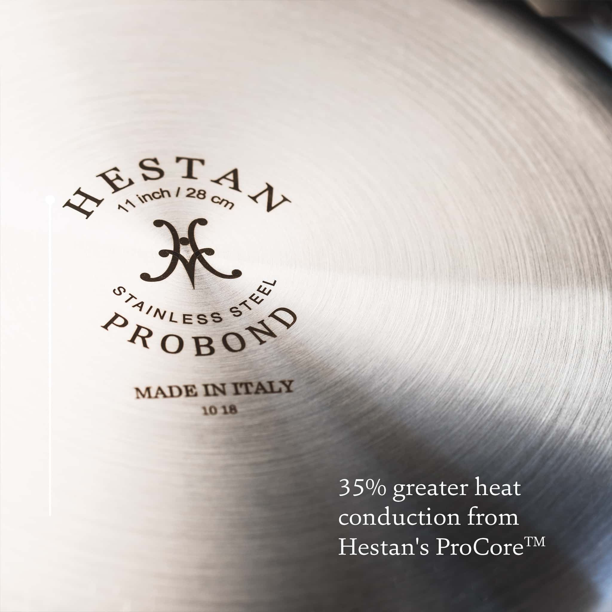 Hestan Probond Stainless Steel Frying Pan, 28cm - Image 3