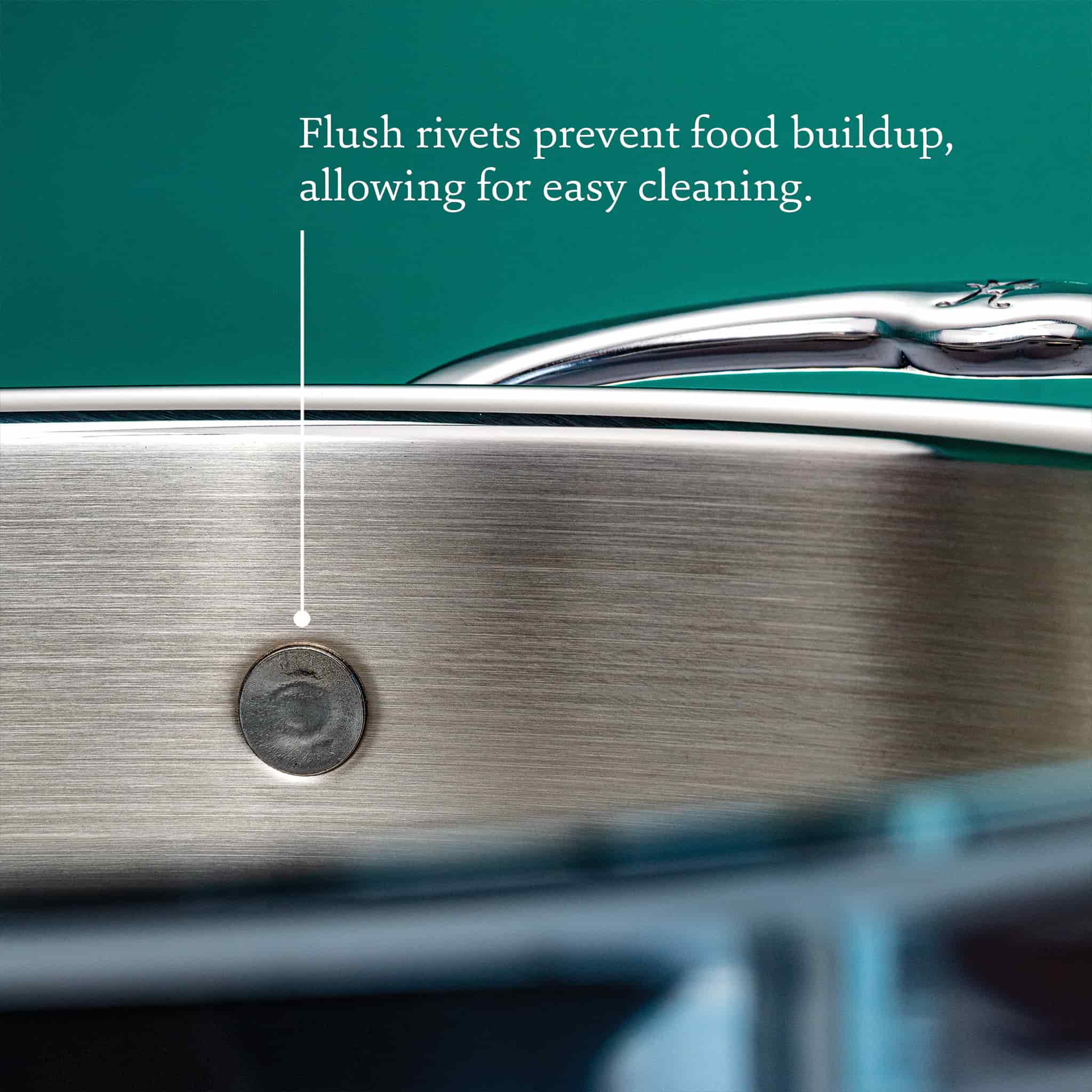 Hestan Probond Stainless Steel Frying Pan, 28cm - Image 4