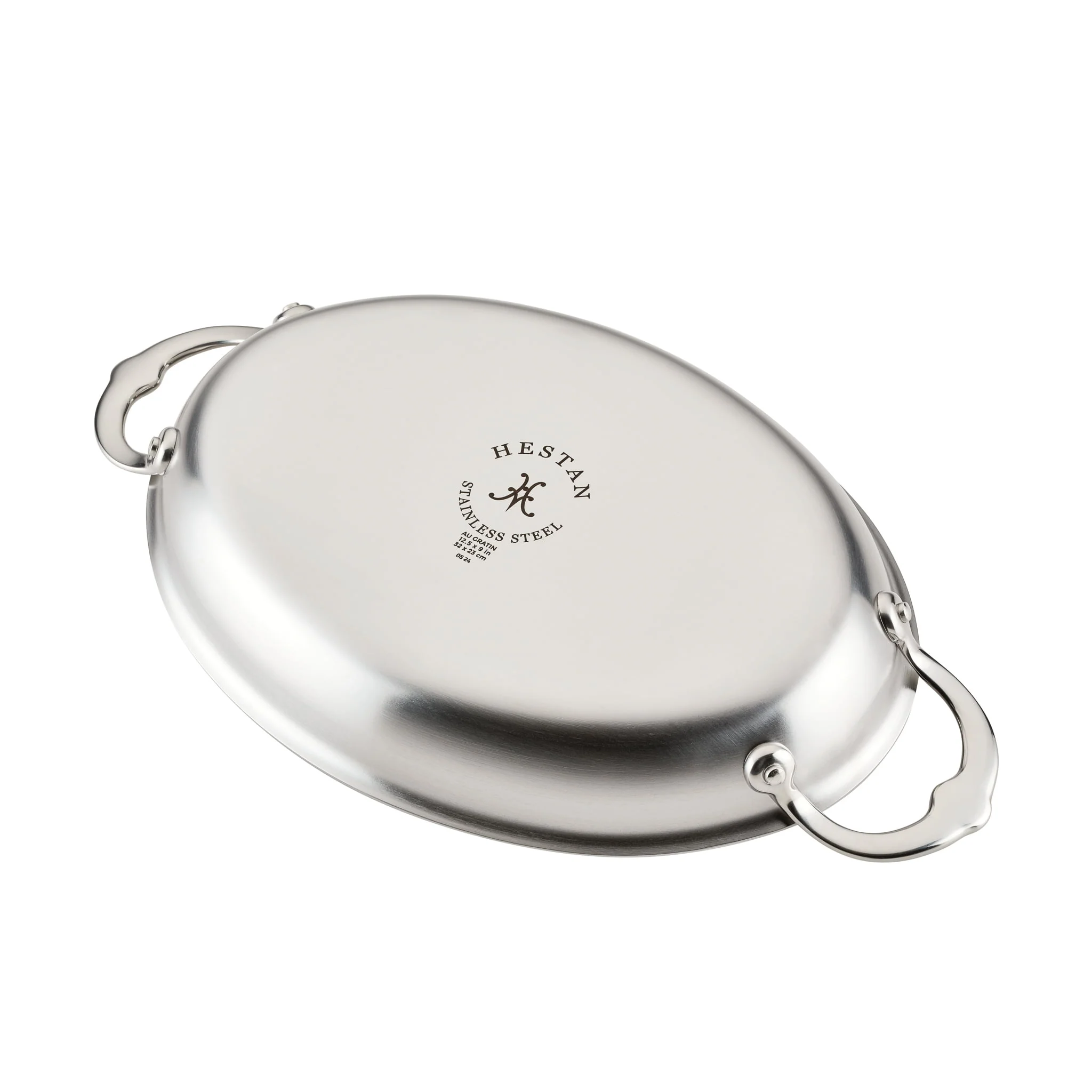 Hestan Provisions Oval Stainless Steel Oven Dish, 30x21cm - Image 2