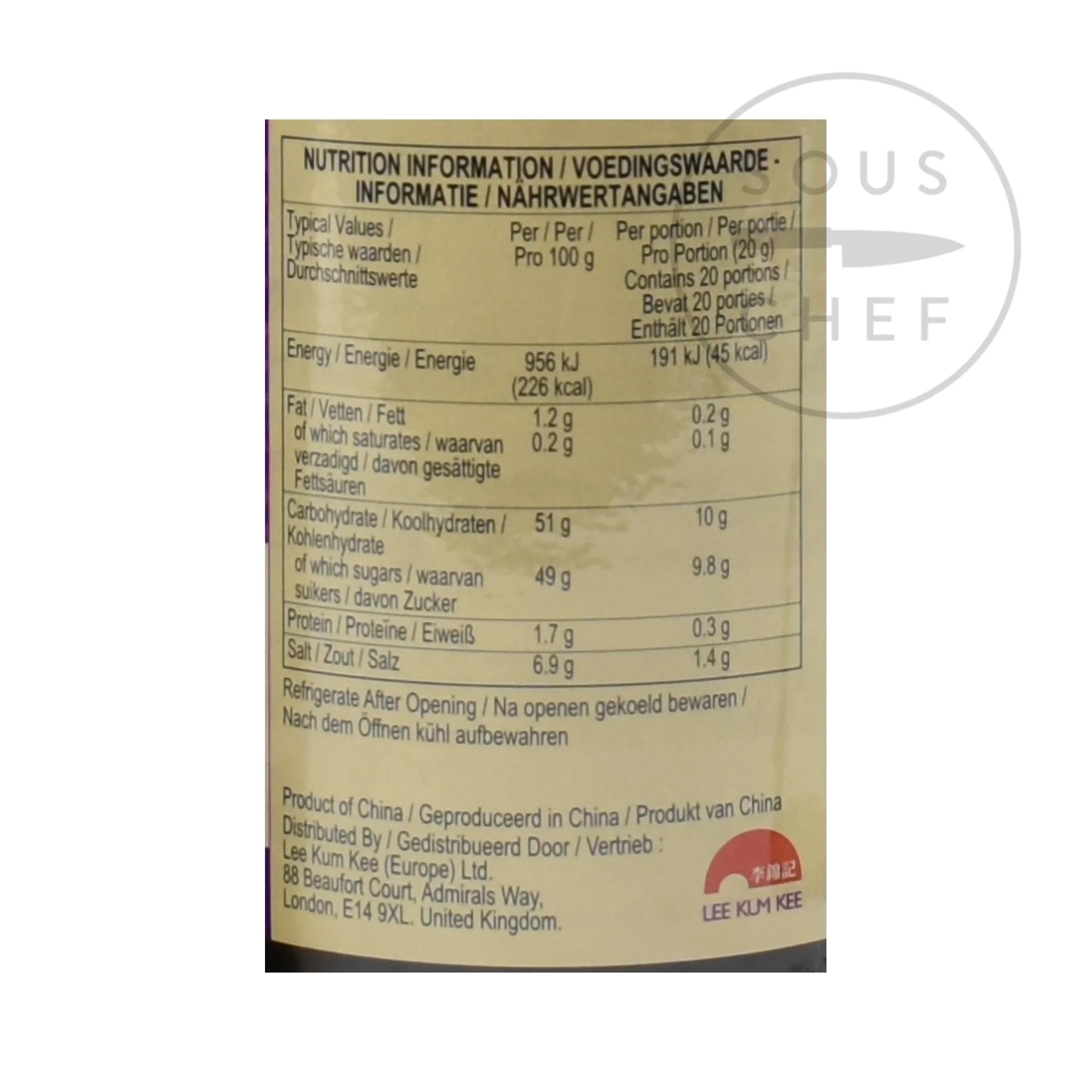 Lee Kum Kee Hoisin Sauce, 397g - Image 4