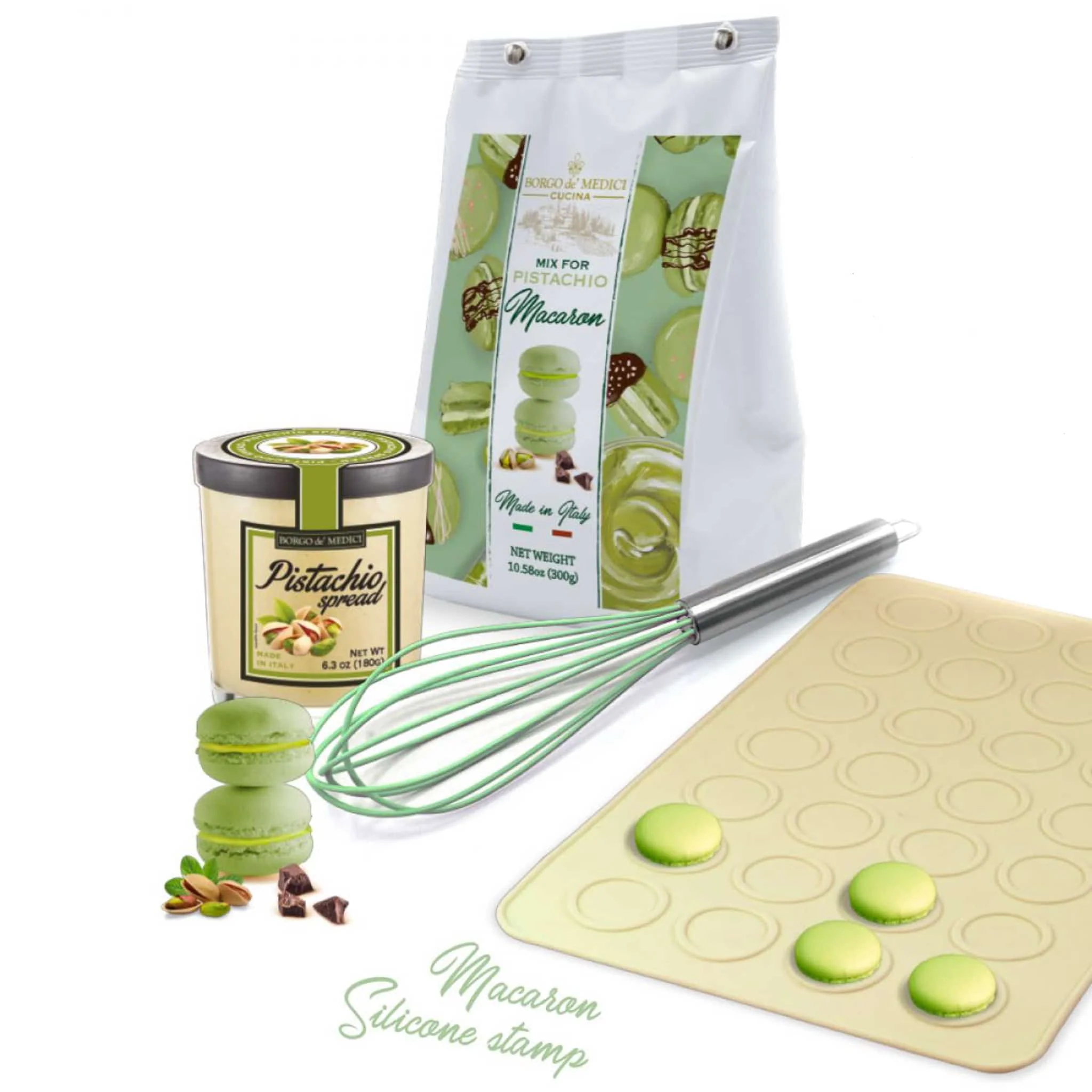 Homemade Pistachio Macaron Making Kit - Image 2