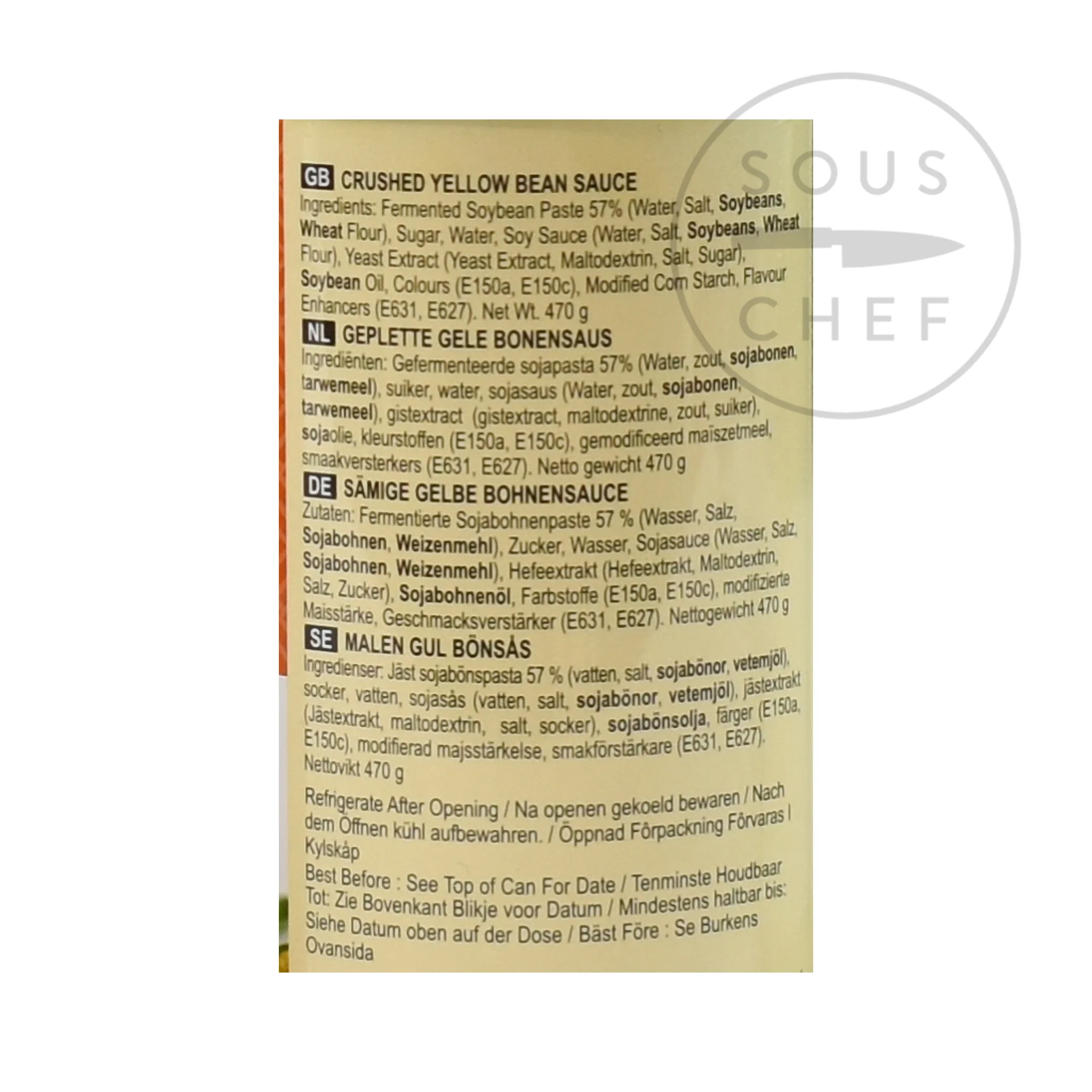 Lee Kum Kee Crushed Yellow Bean Sauce, 470ml - Image 2