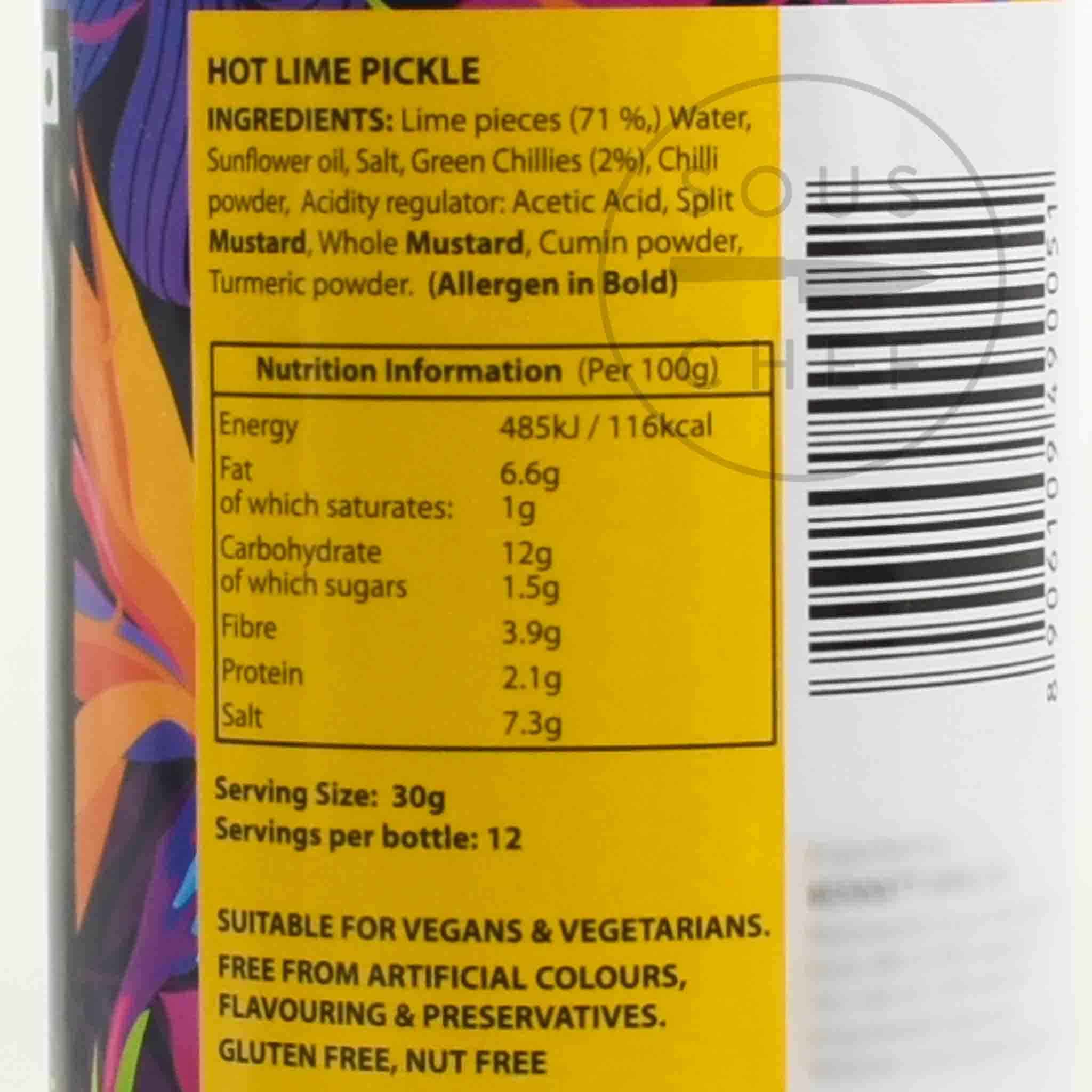 Ferns' Hot Lime Pickle, 380g - Image 2