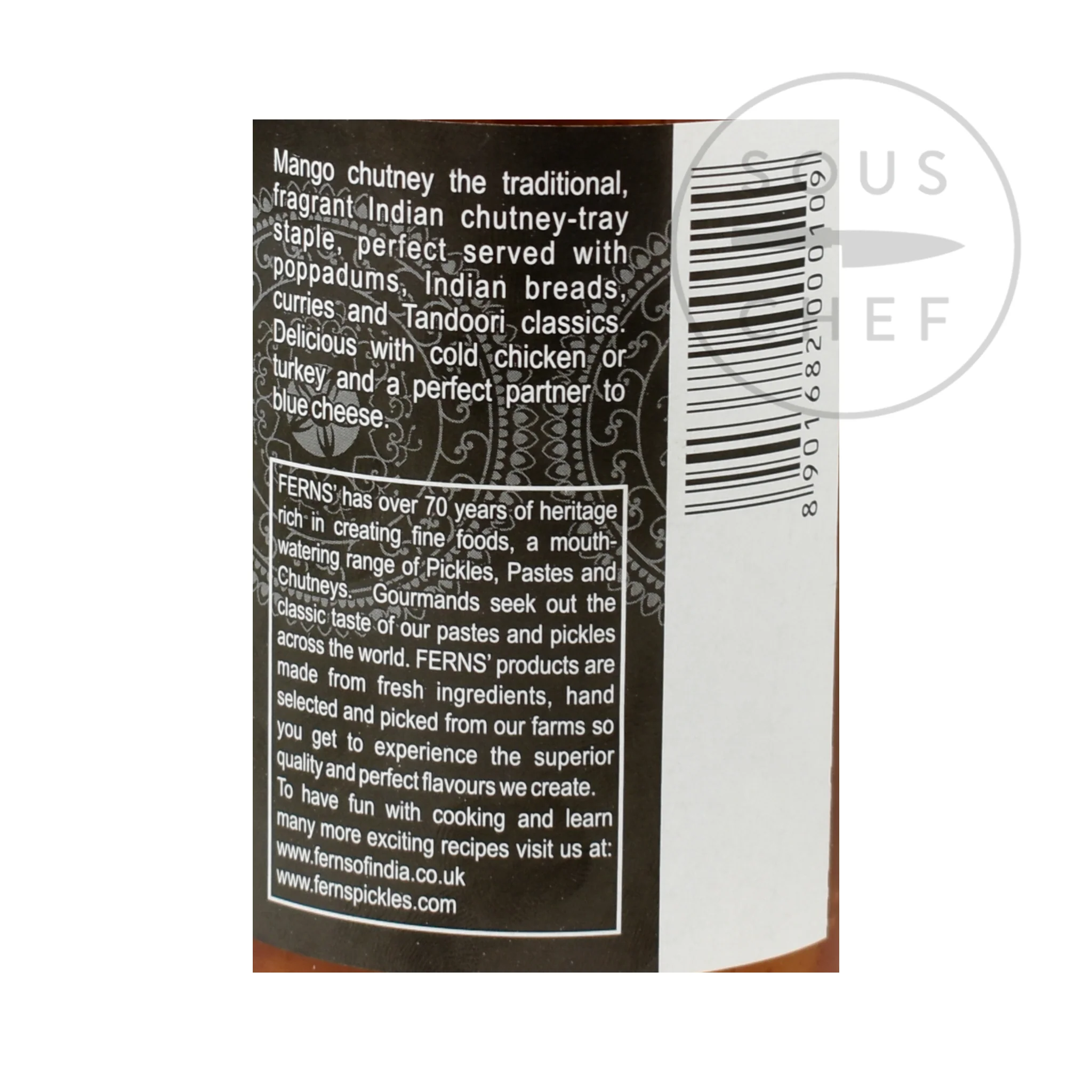 Ferns' Hot Mango Chutney, 440g - Image 2