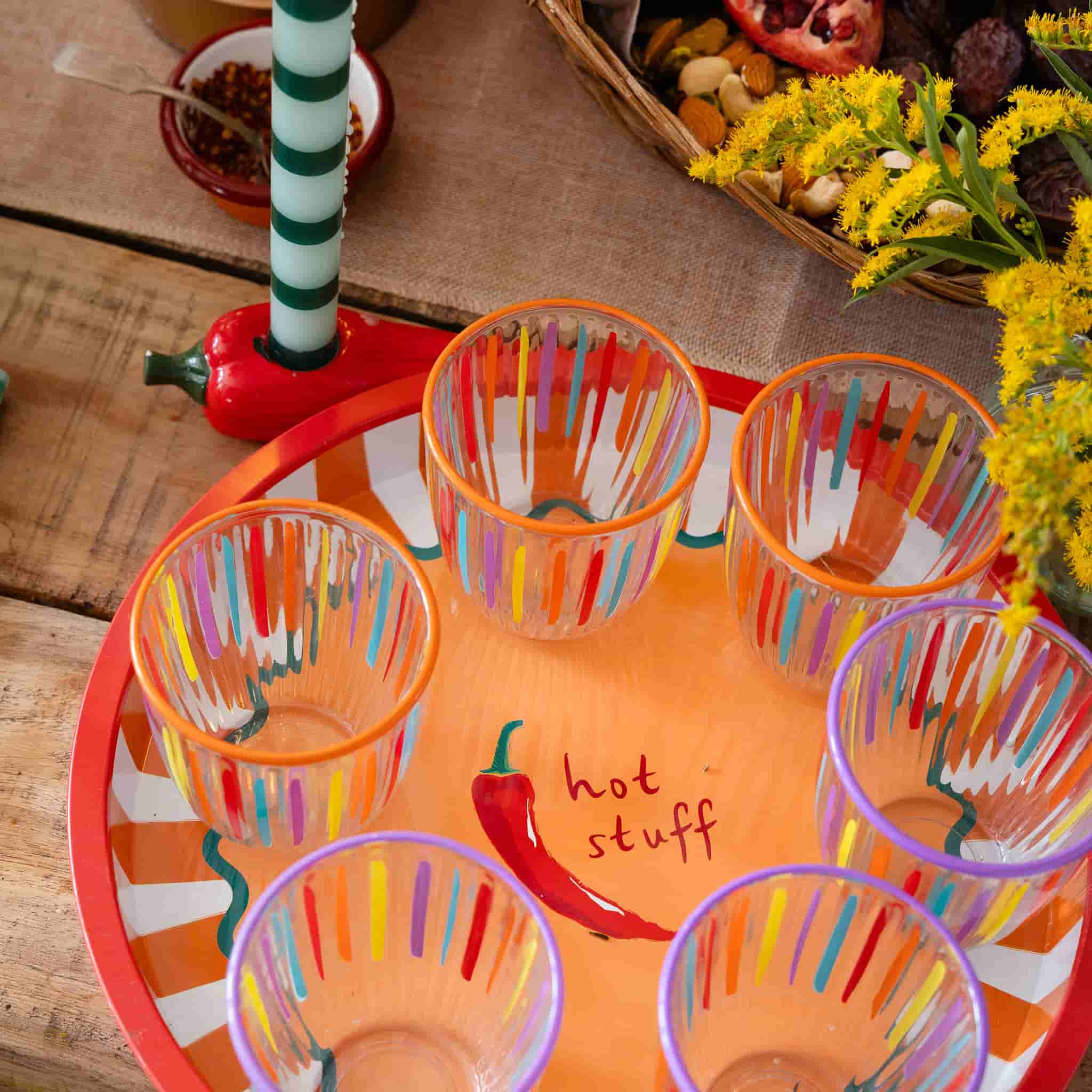 Hot Stuff Metal Serving Tray, 30cm - Image 2