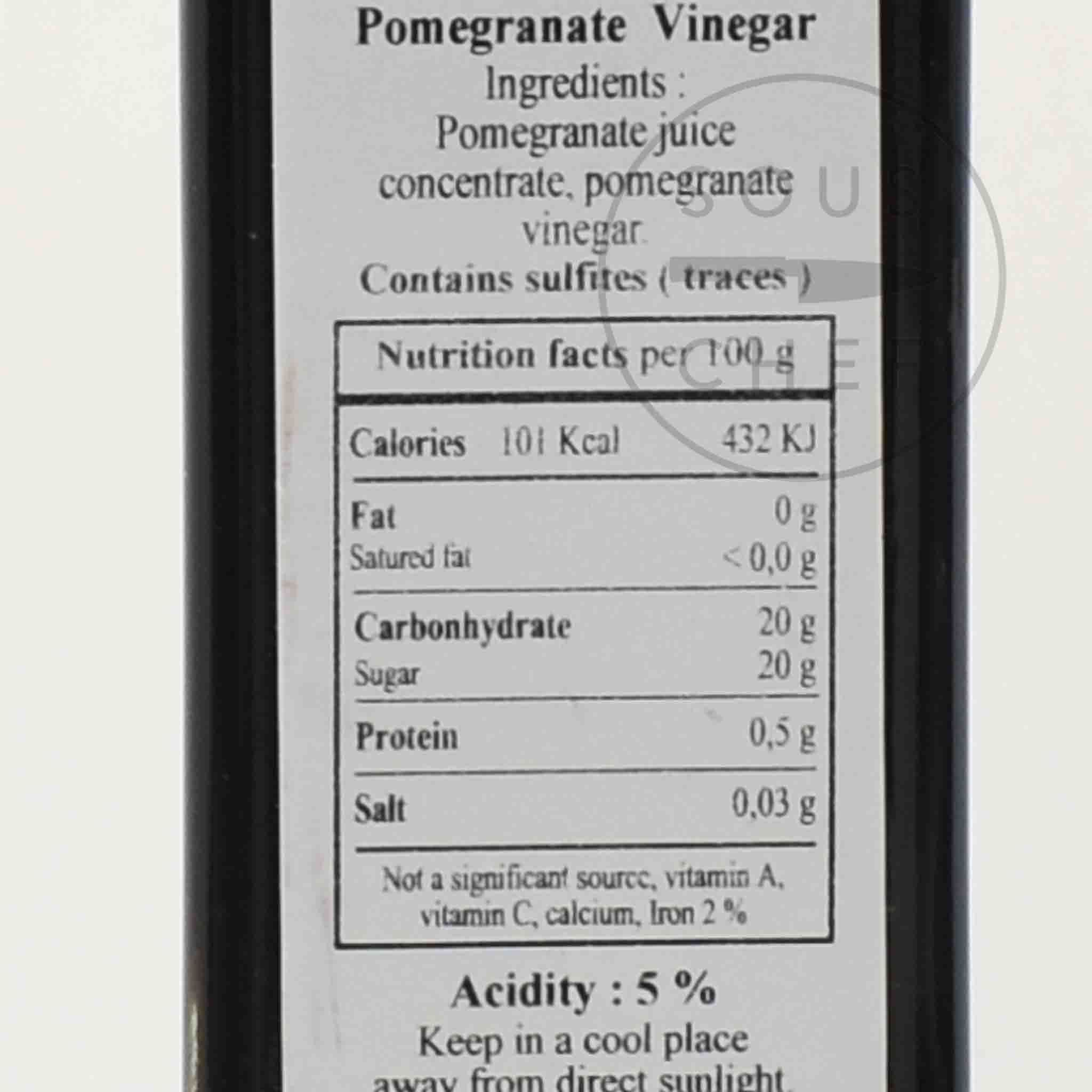 Huilerie Beaujolaise Pomegranate Vinegar, 250ml - Image 2