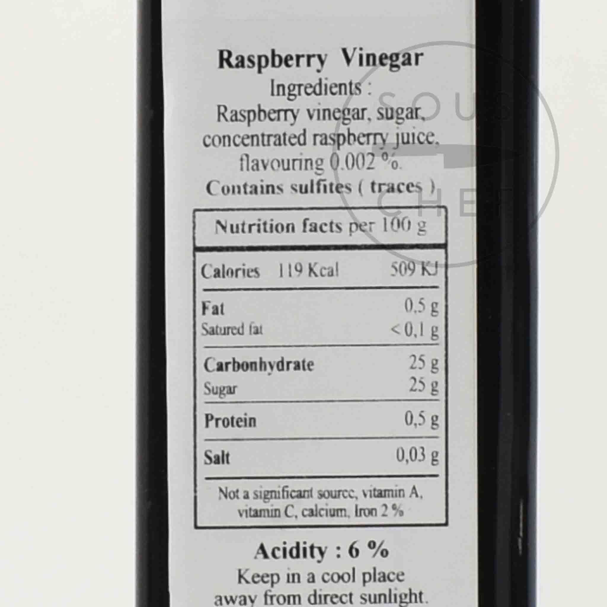 Huilerie Beaujolaise Raspberry Vinegar, 250ml - Image 2