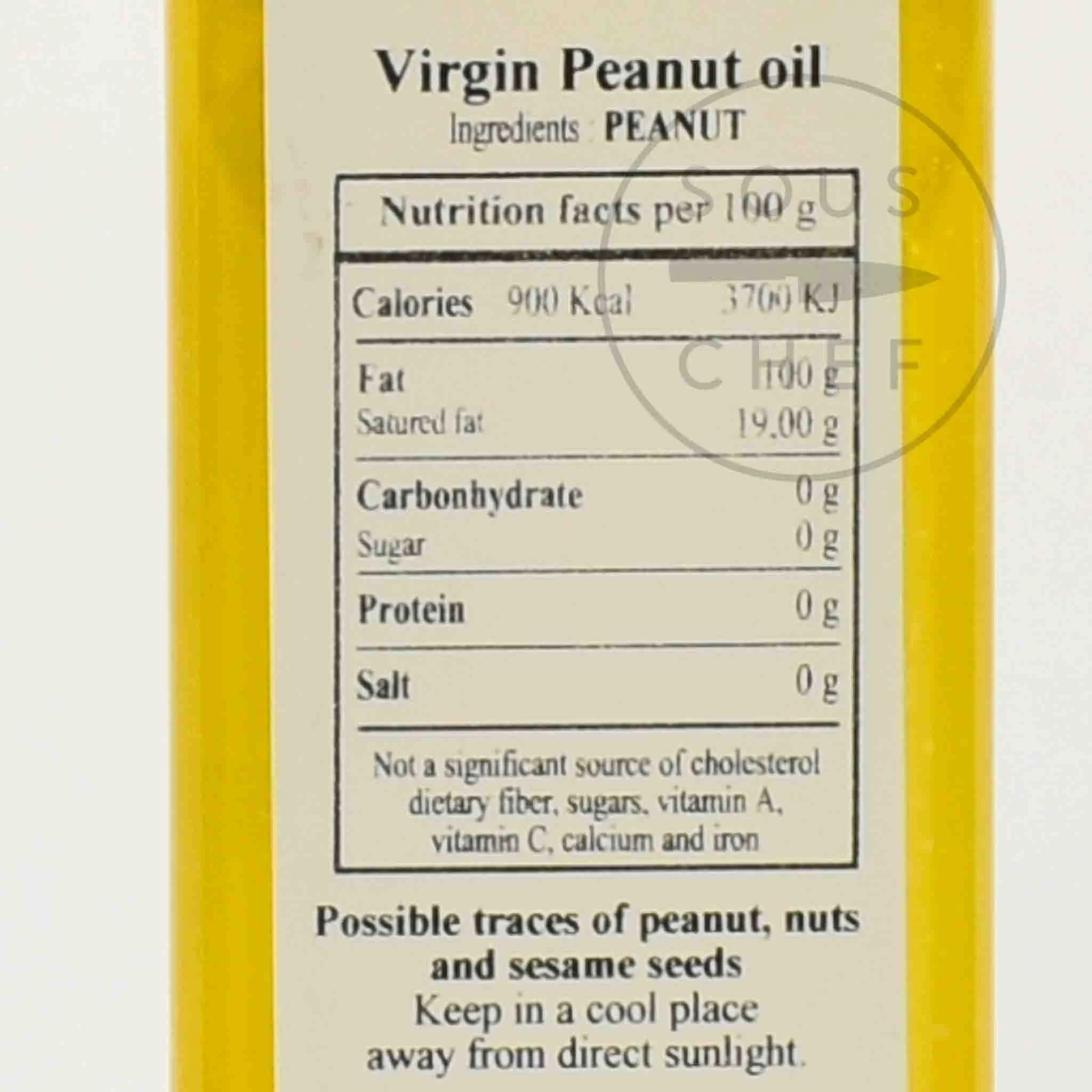 Huilerie Beaujolaise Virgin Peanut Oil, 250ml - Image 2