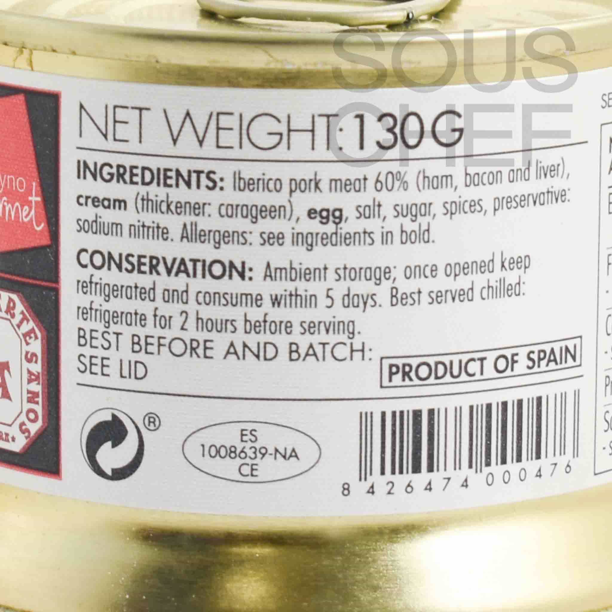 Iberico Ham Pate, 130g - Image 2