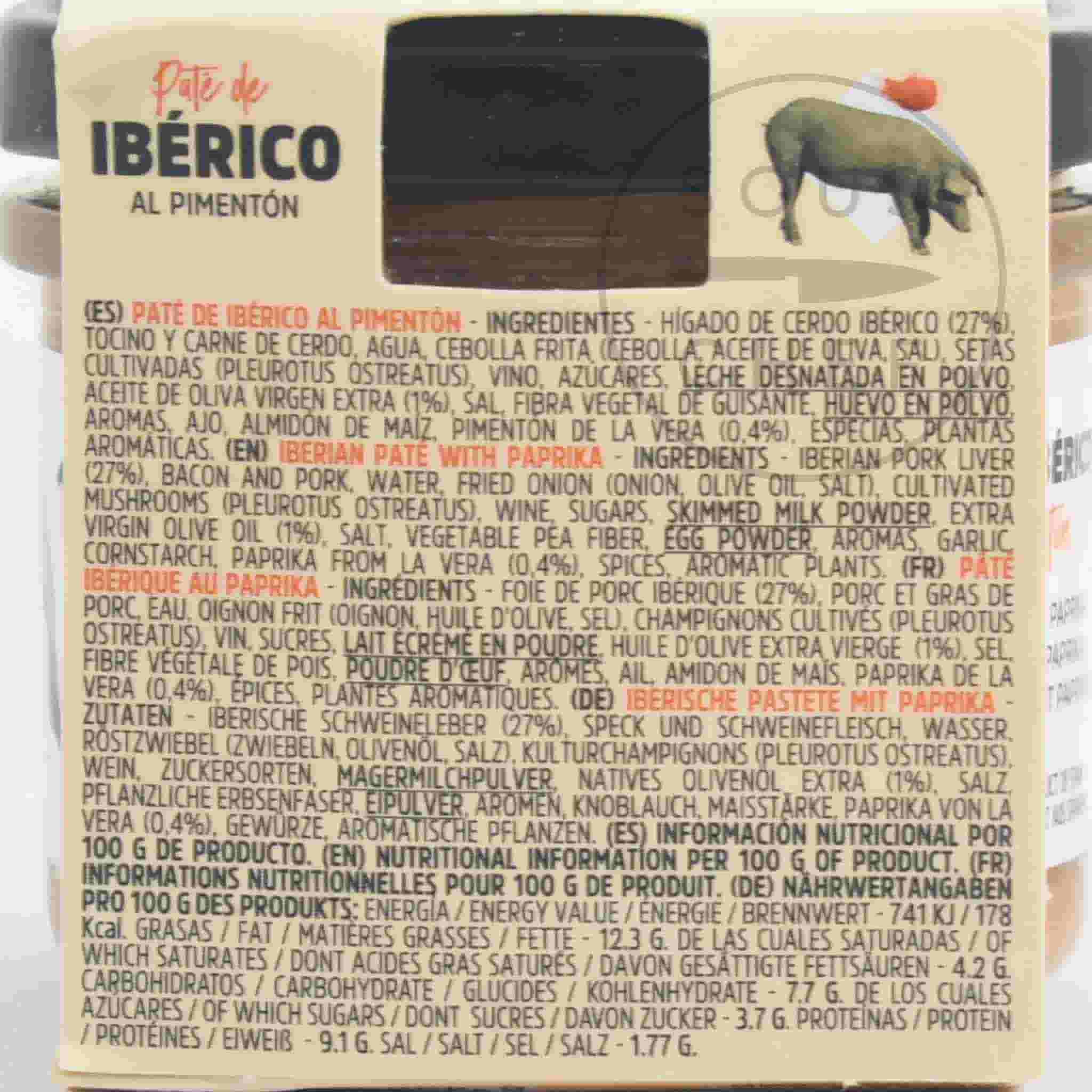 Iberico Pate with Paprika, 110g - Image 2