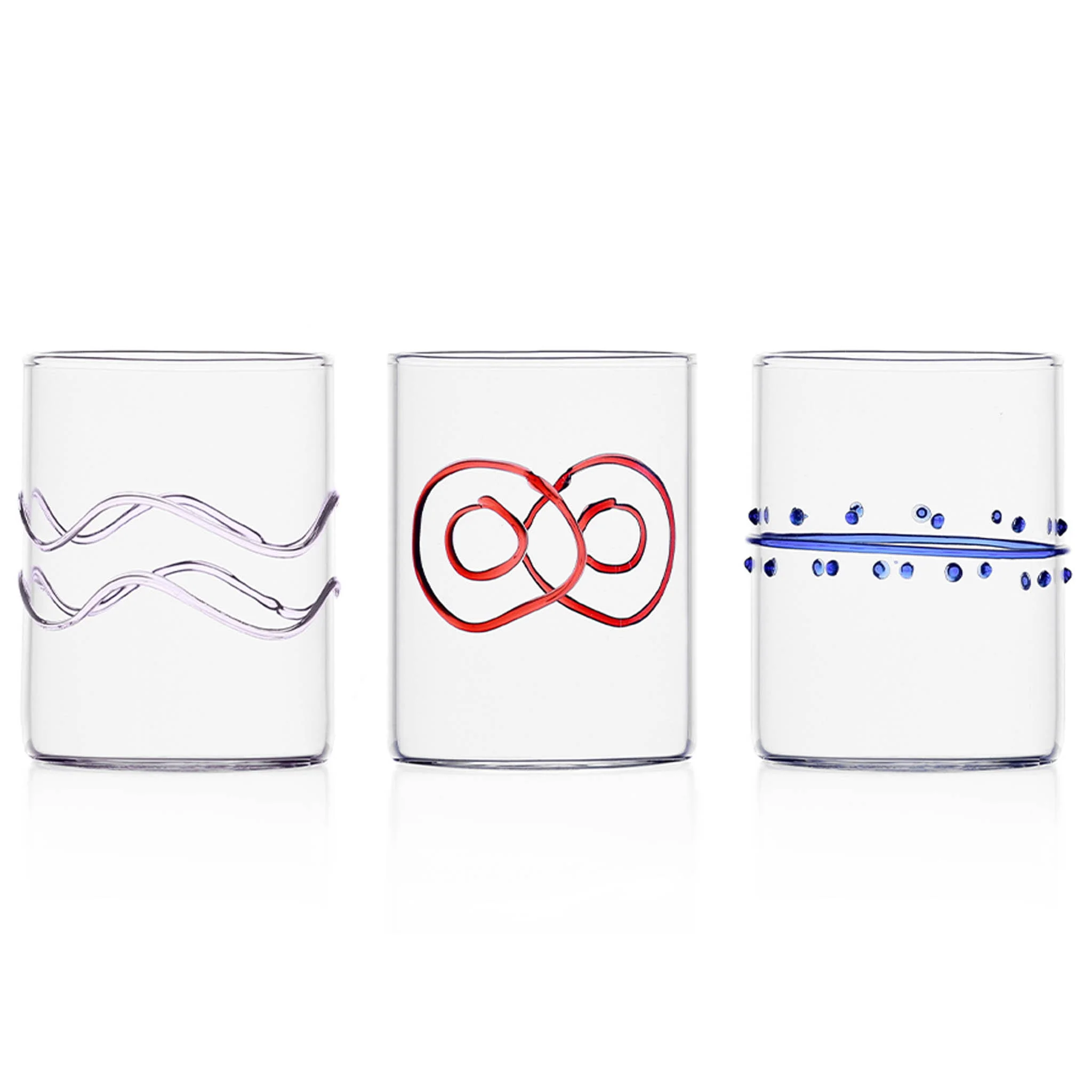 Ichendorf Milano Set of 6 Assorted Water Tumblers, Assorted Colours - Image 3