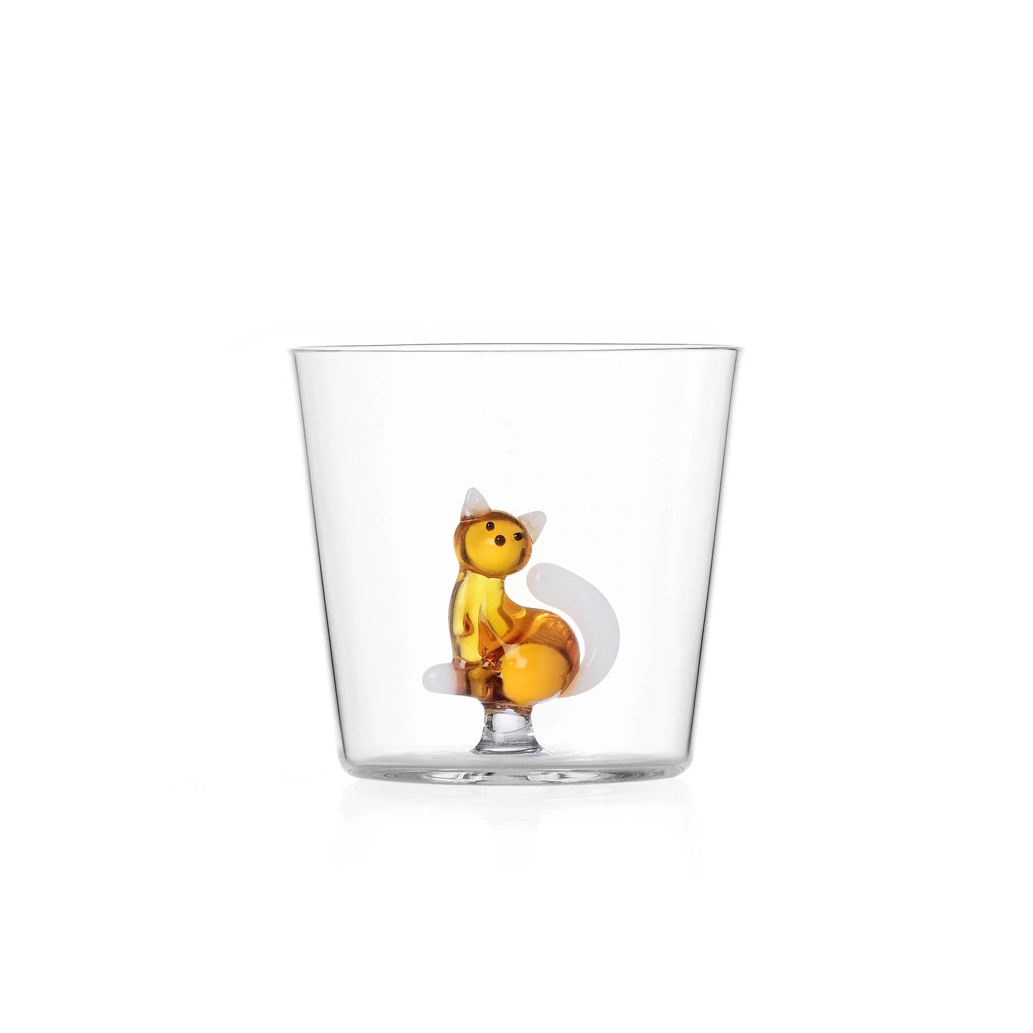 Ichendorf Milano White Tail Sitting Cat Tumbler, 300ml