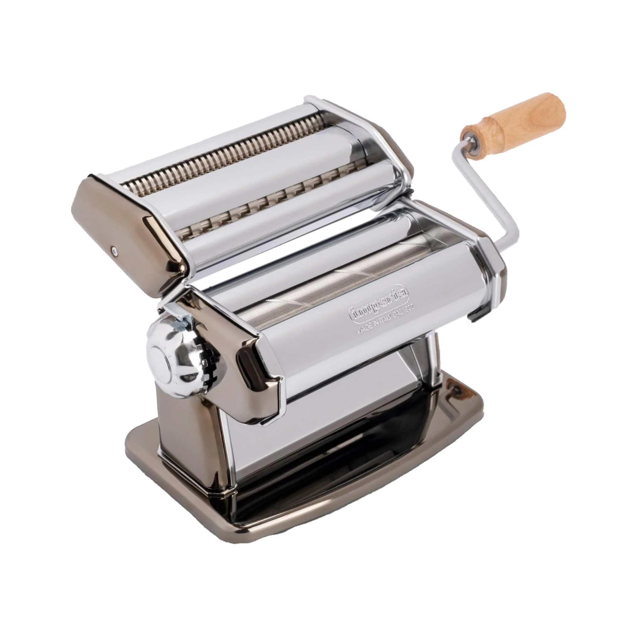 Imperia Black Gourmet Pasta Maker with Textured Rollers - Image 4