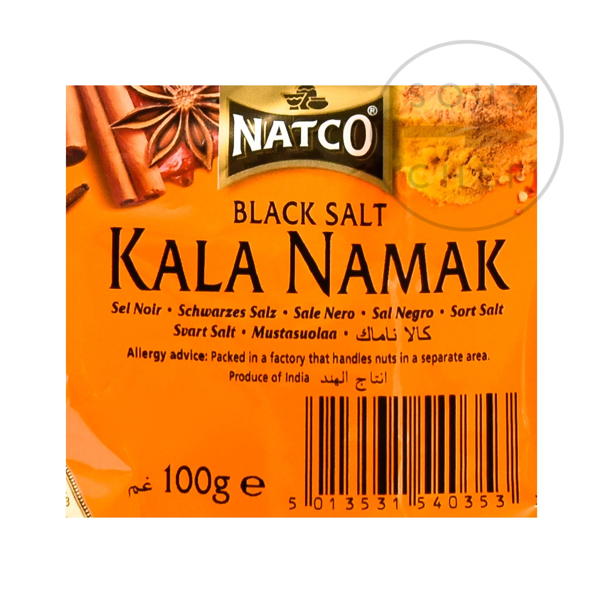 Kala Namak - Indian Black Salt, 100g - Image 2