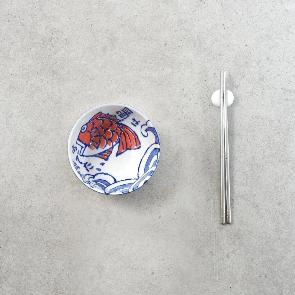 Japanese Fish Rice Bowl, 13.5cm - Image 2