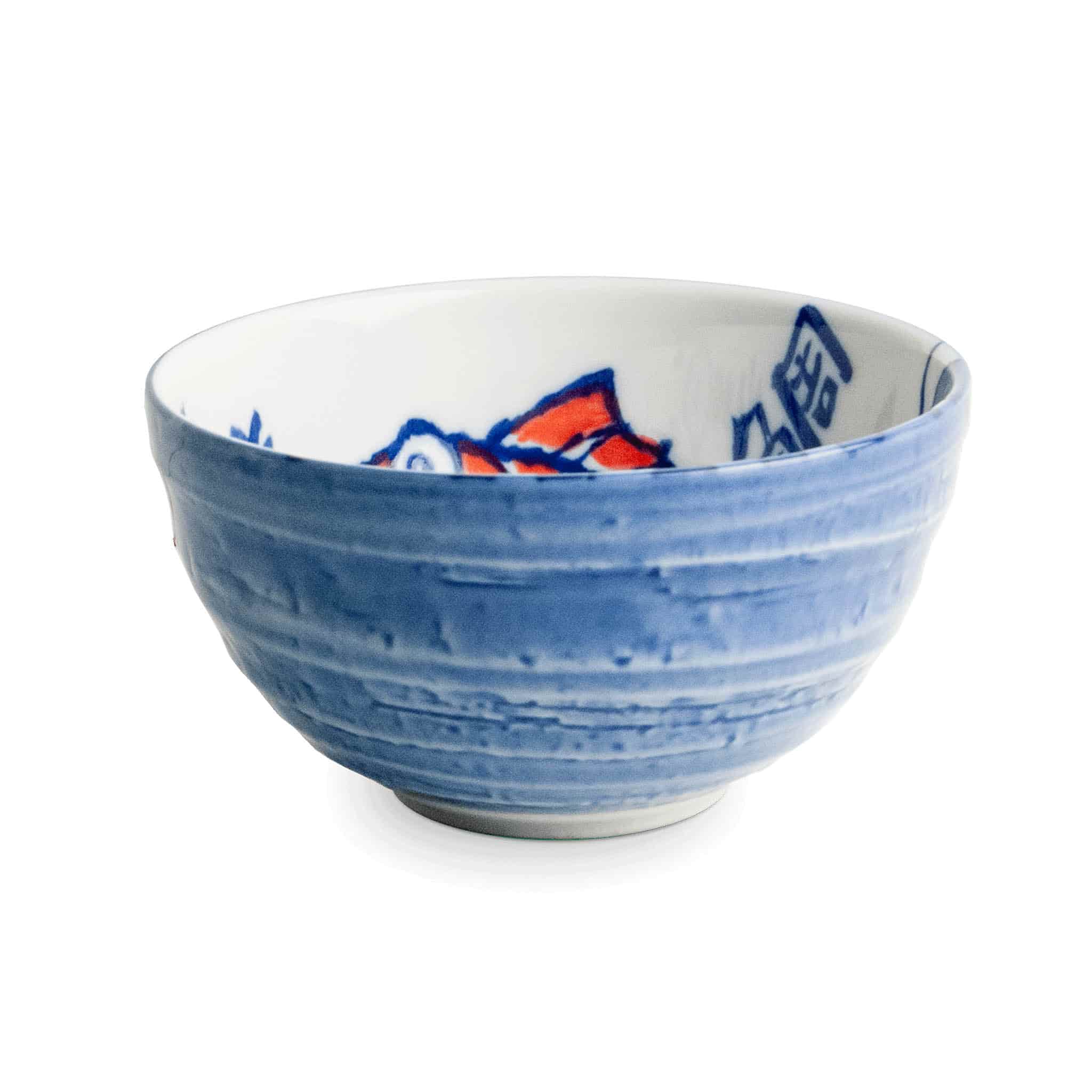 Japanese Fish Rice Bowl, 13.5cm - Image 3