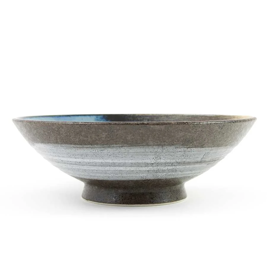 Blue-Black Glaze Bowl, 24cm - Image 3