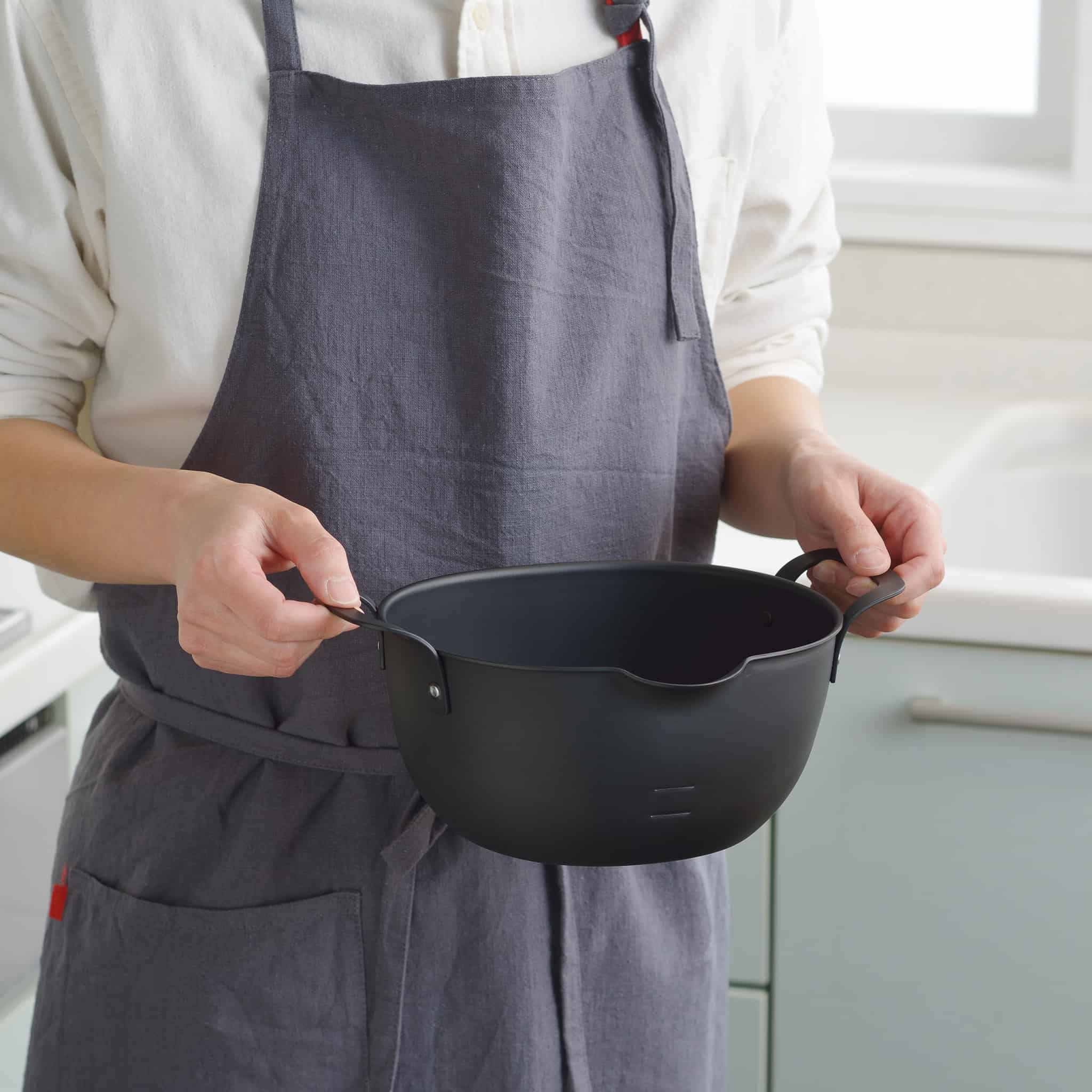 Japanese Iron Tempura Deep Frying Pot, 22cm - Image 4