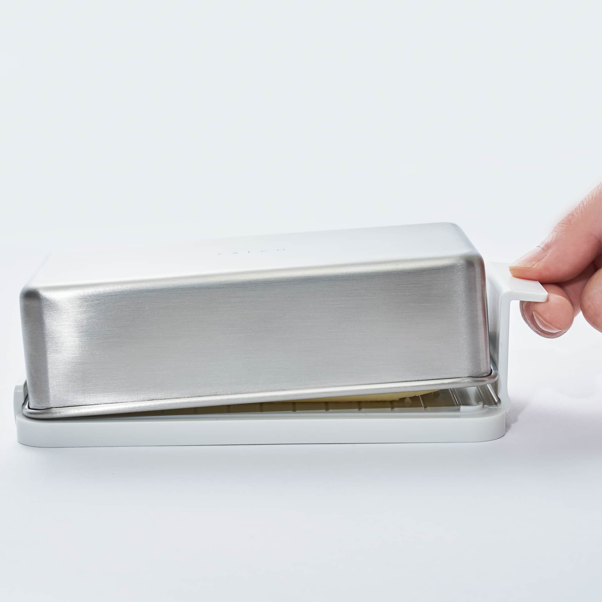 Japanese Stainless Steel Butter Dish - Image 3