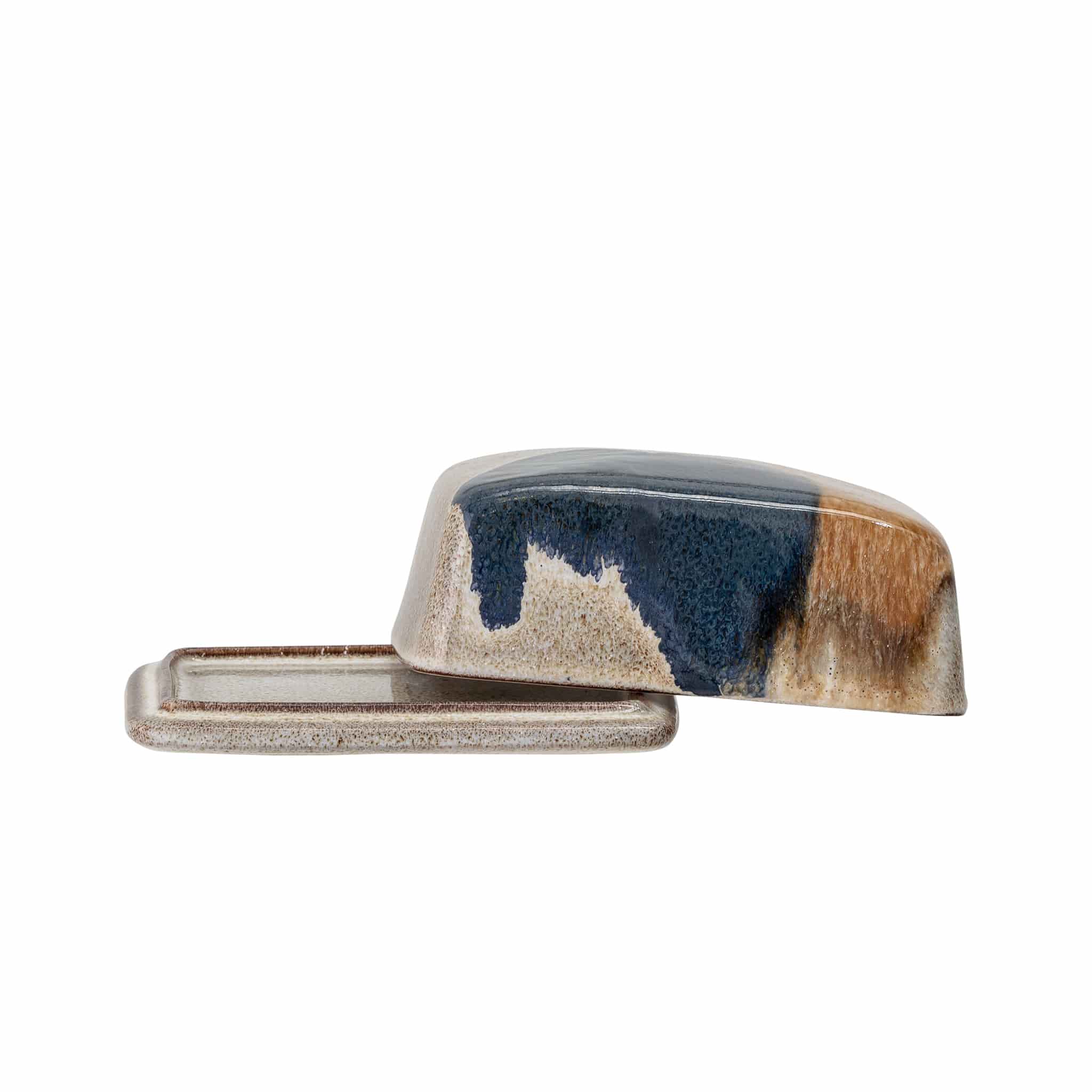 Jules Grey Stoneware Butter Dish - Image 2