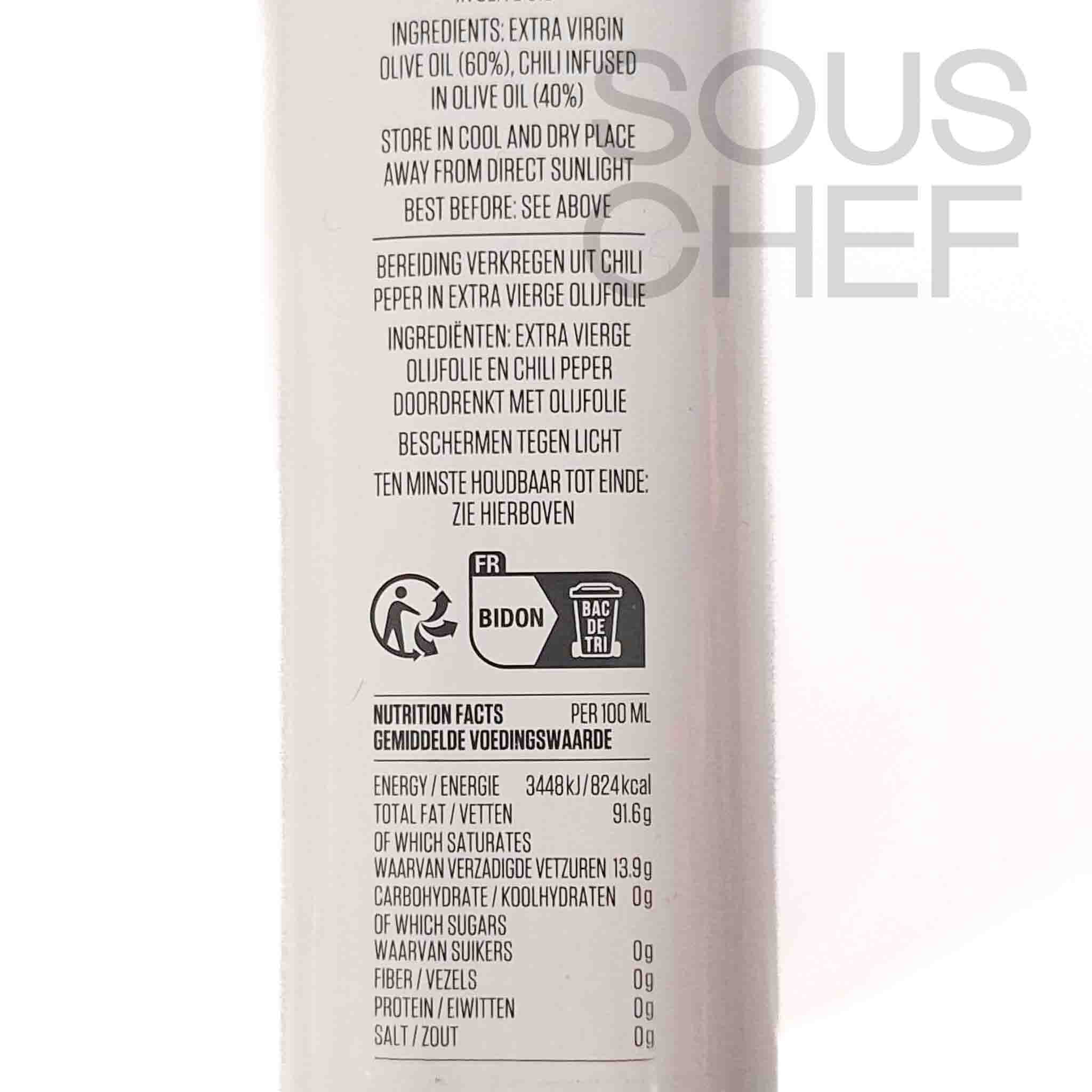 Kalios Green Chillli Infused Extra Virgin Olive Oil, 250ml - Image 2