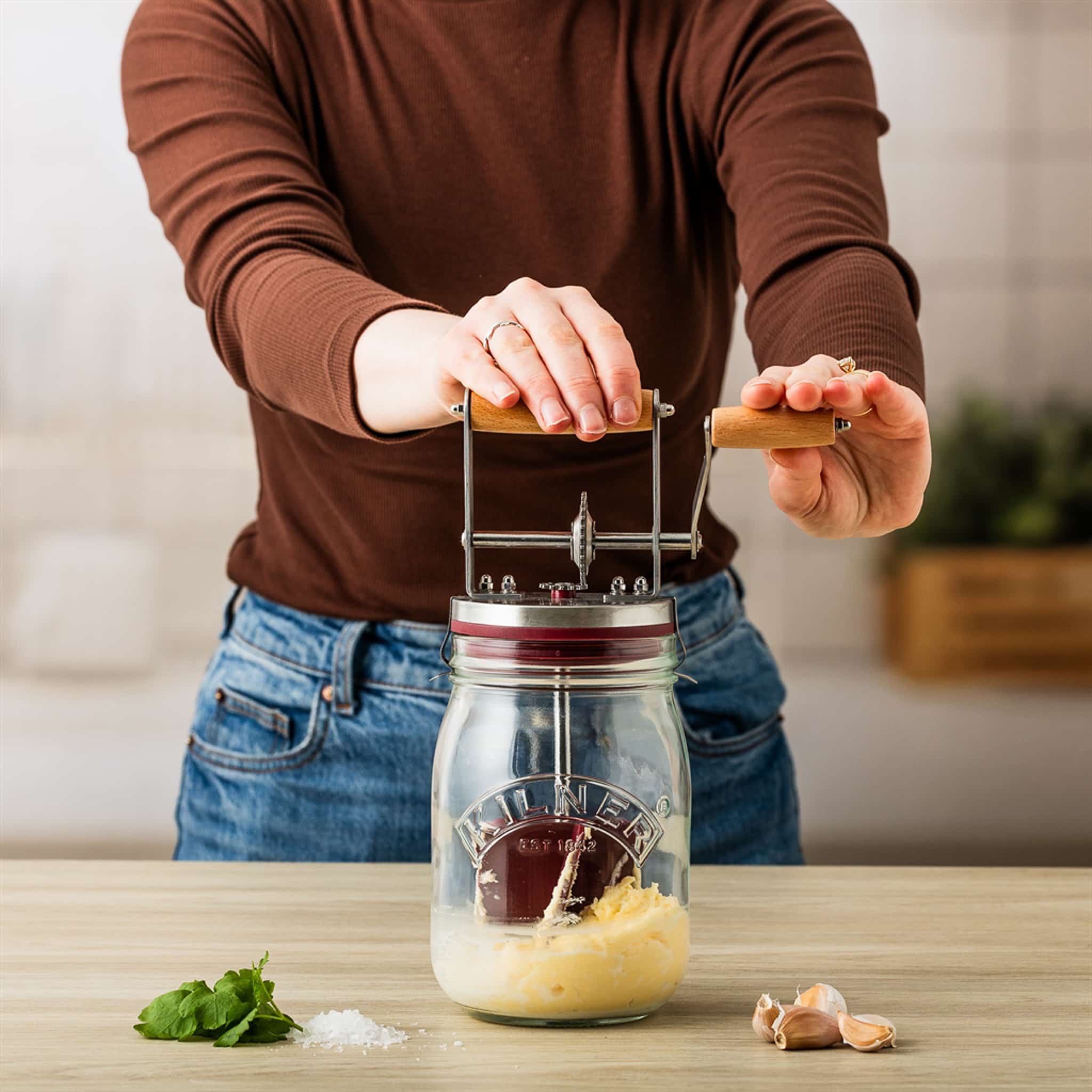 Kilner Butter Churner, 1 Litre - Image 3