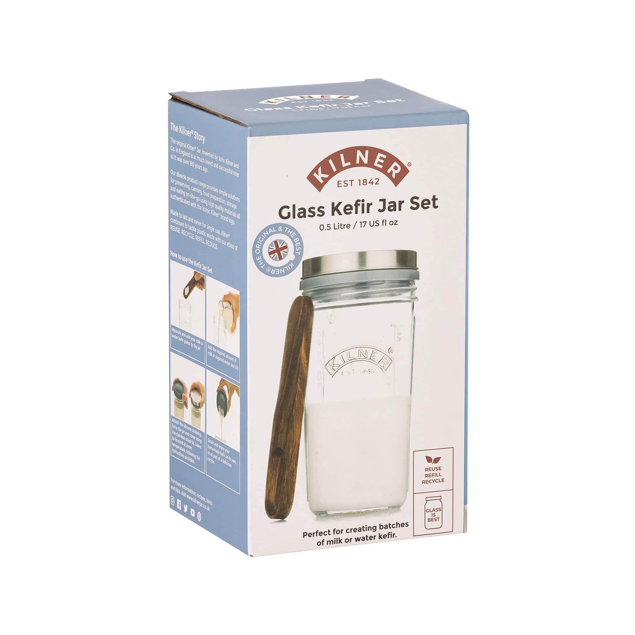 Kilner Kefir Making Set, 500ml - Image 2