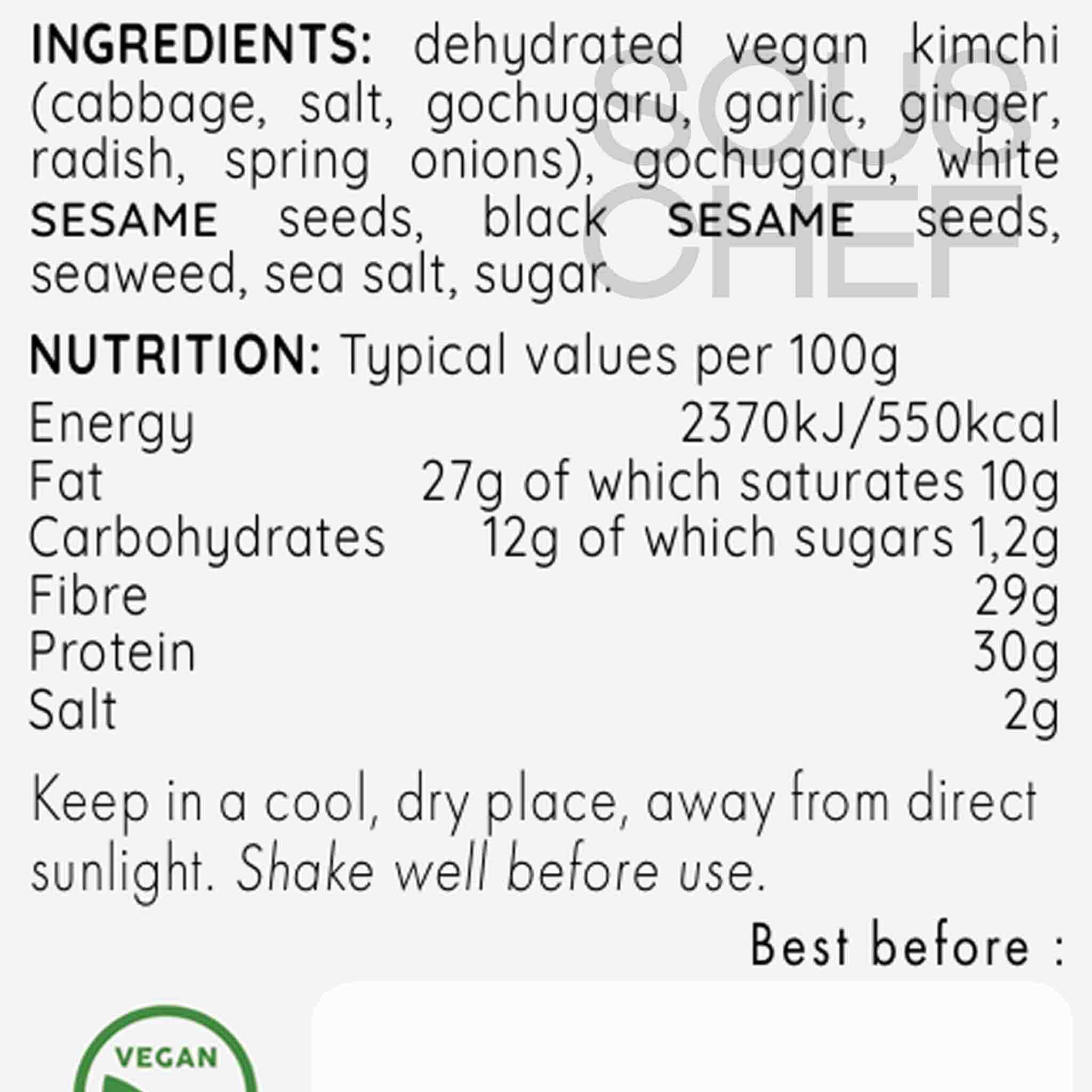 Korean Pantry Kimchi Seaweed Flakes, 40g - Image 2