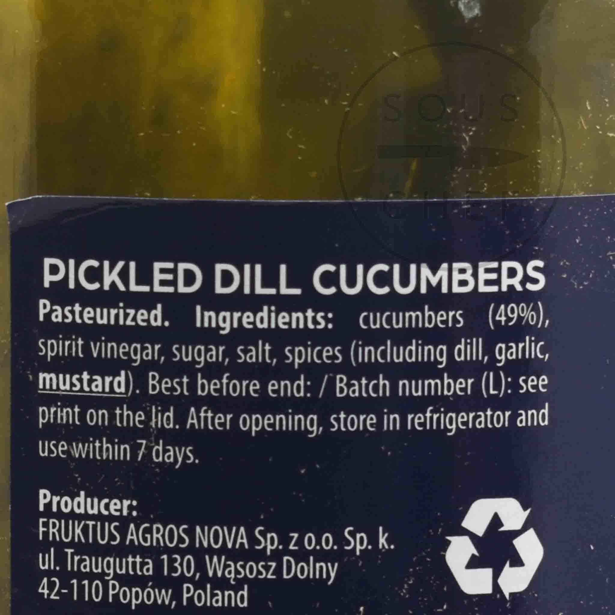 Krakus Pickled Dill Cucumbers, 920g - Image 2