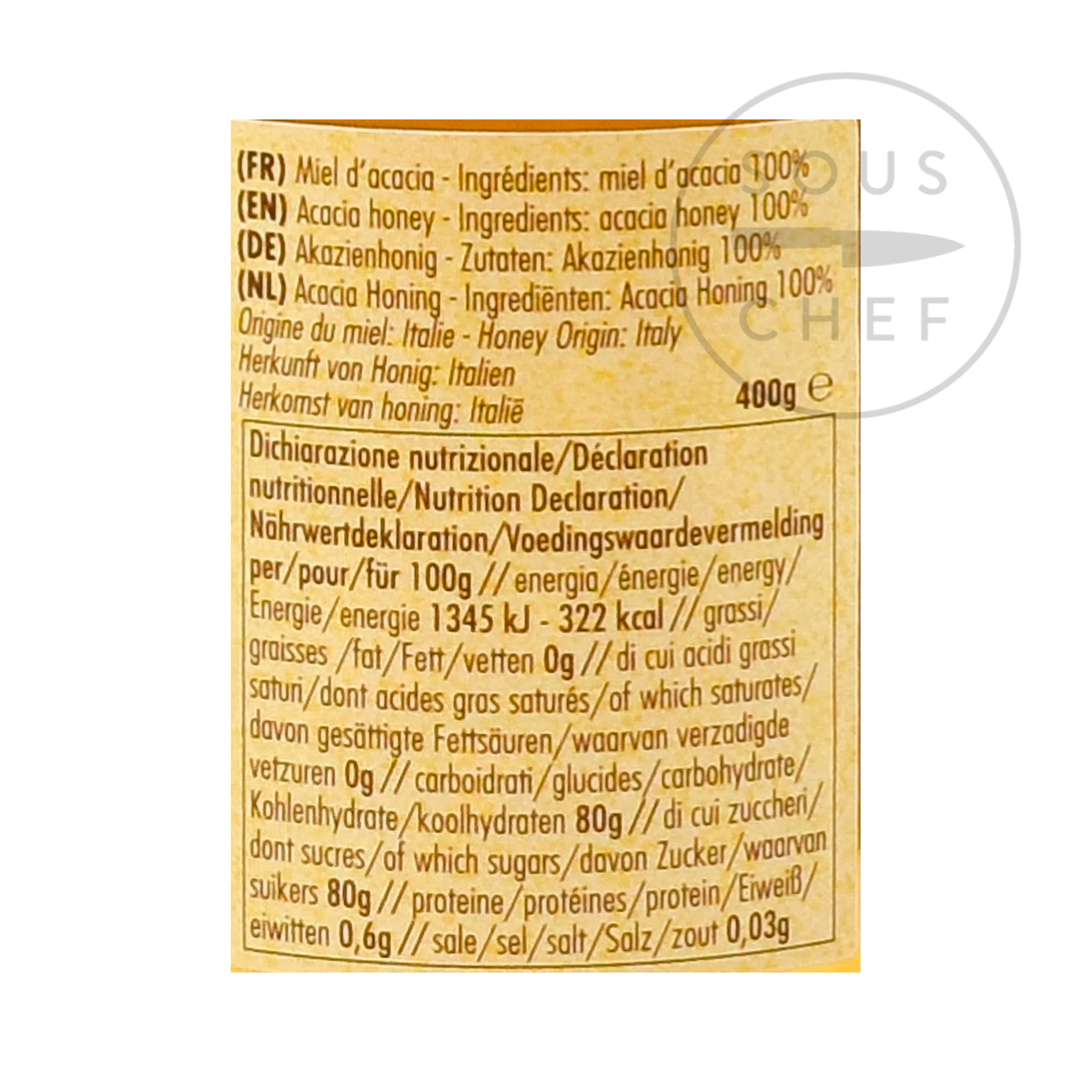 La Favorita Acacia Honey, 400g - Image 2