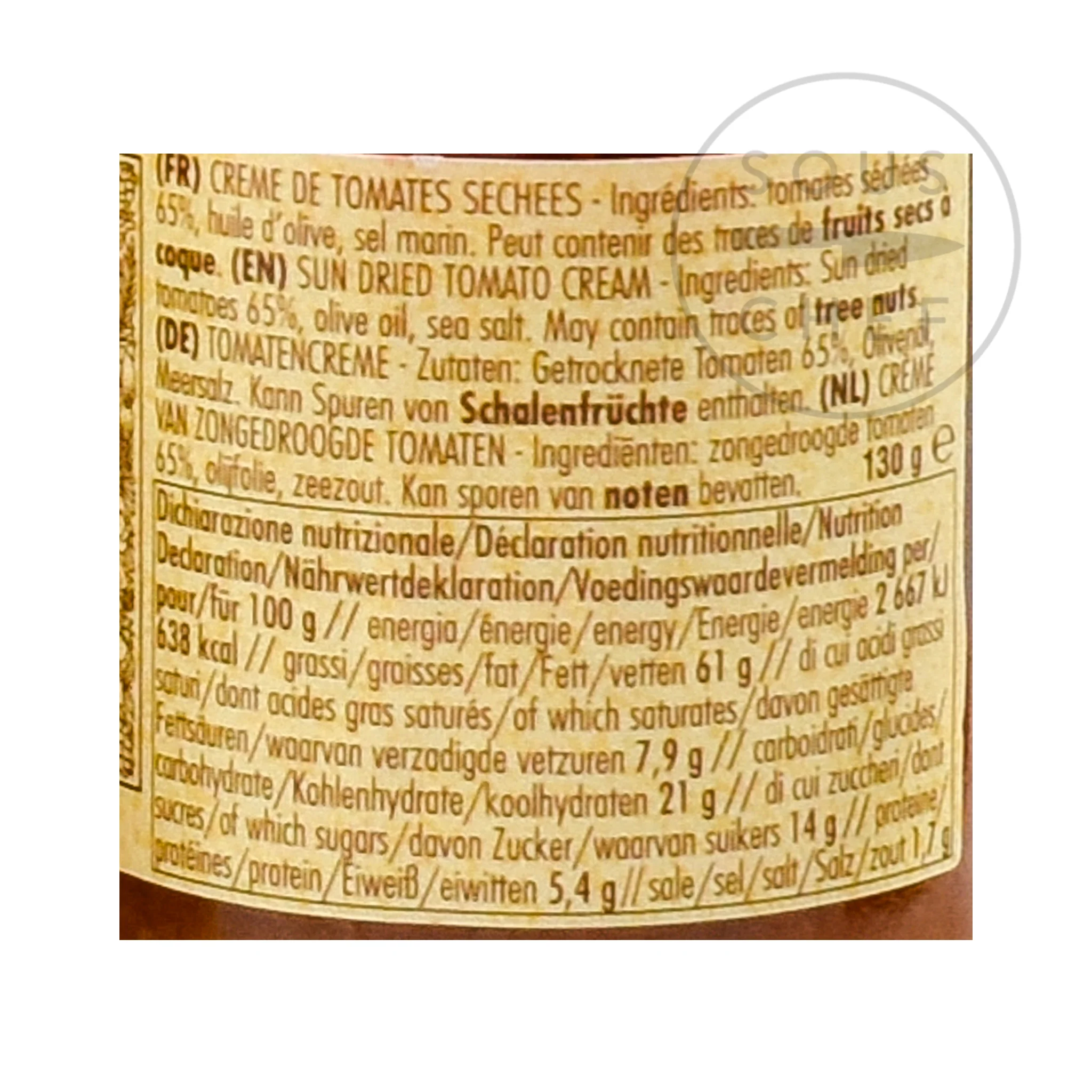 La Favorita Sundried Tomato Cream, 130g - Image 3