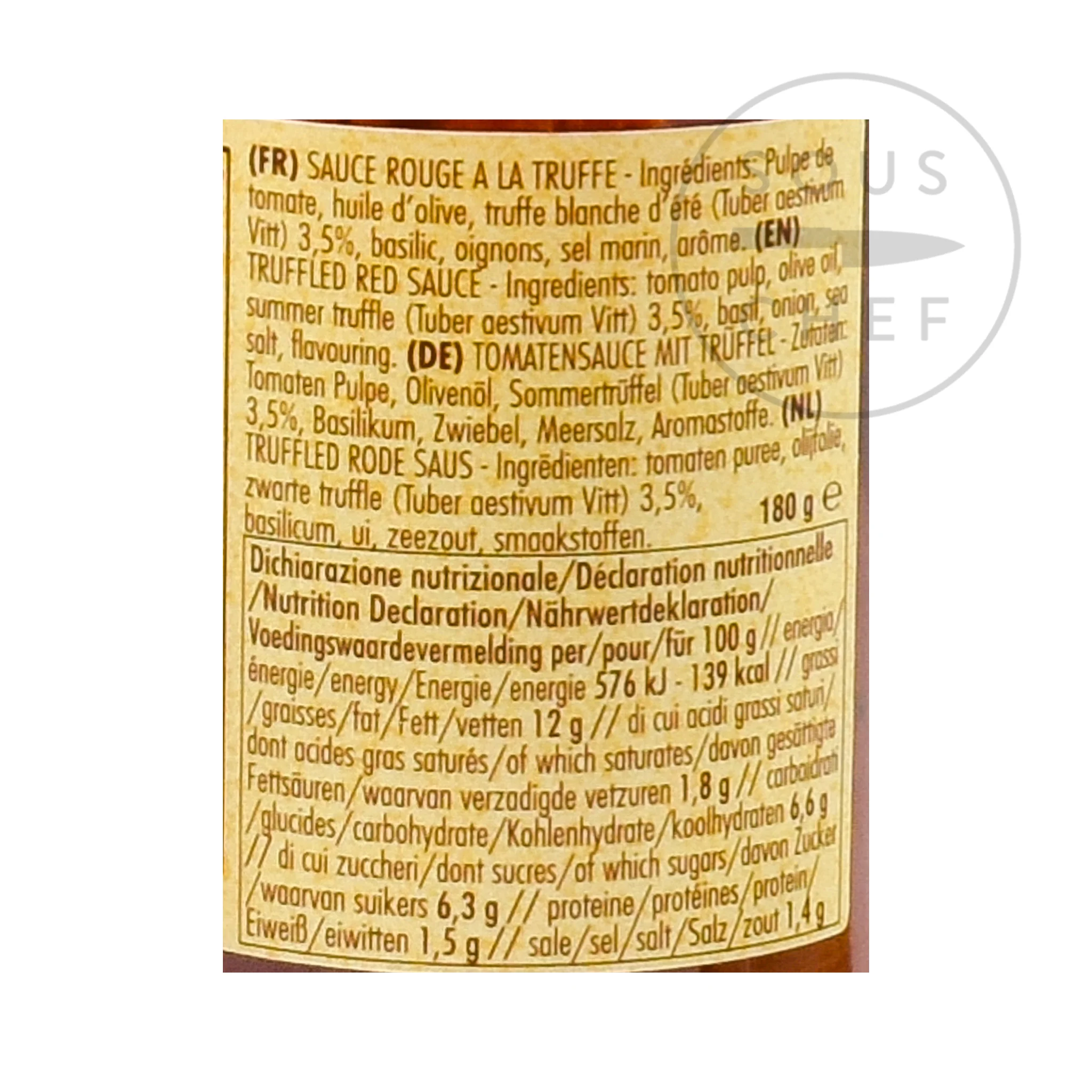La Favorita Truffled Red Sauce, 180g - Image 2