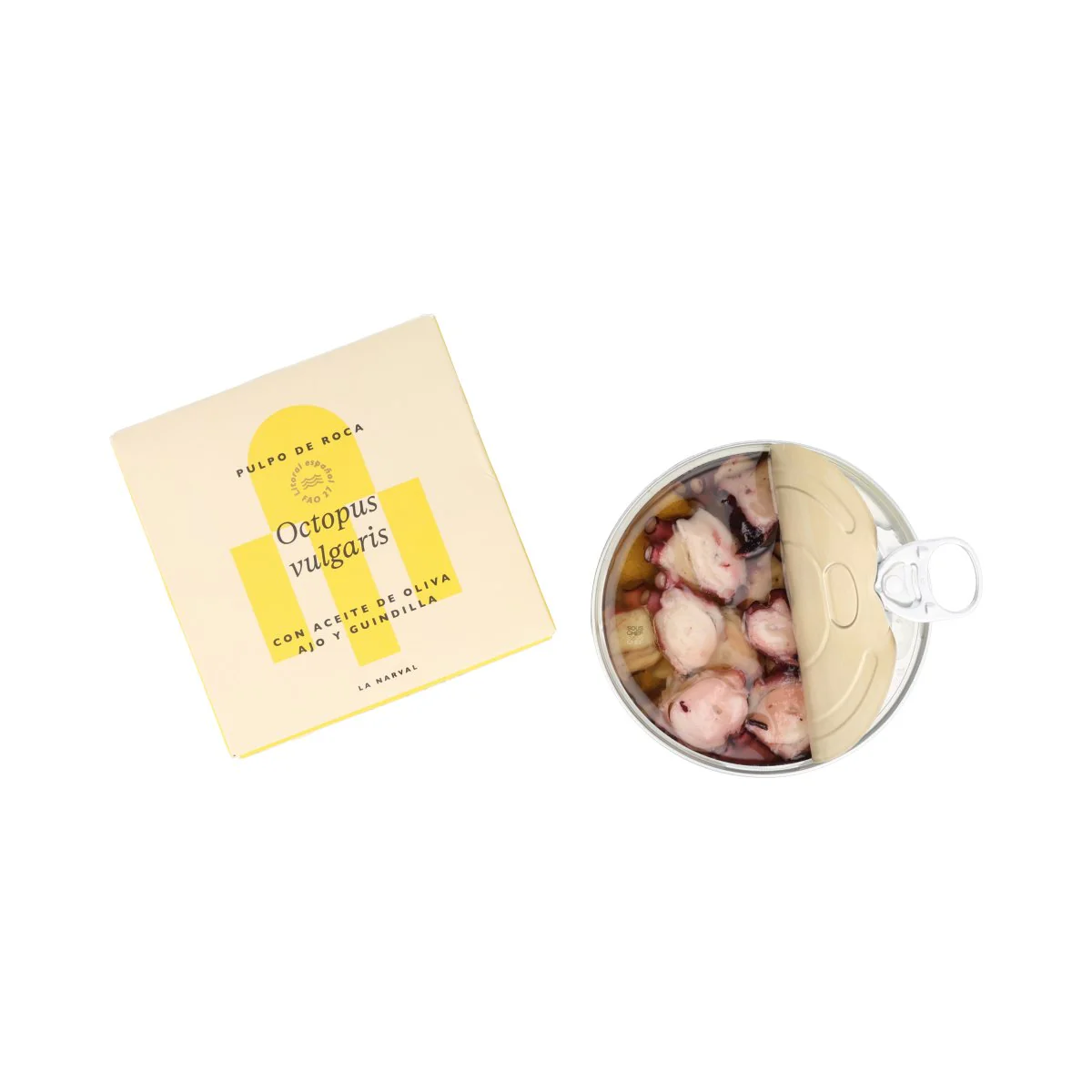 La Narval Premium Galician Octopus in Olive Oil with Garlic & Chilli, 120g - Image 2