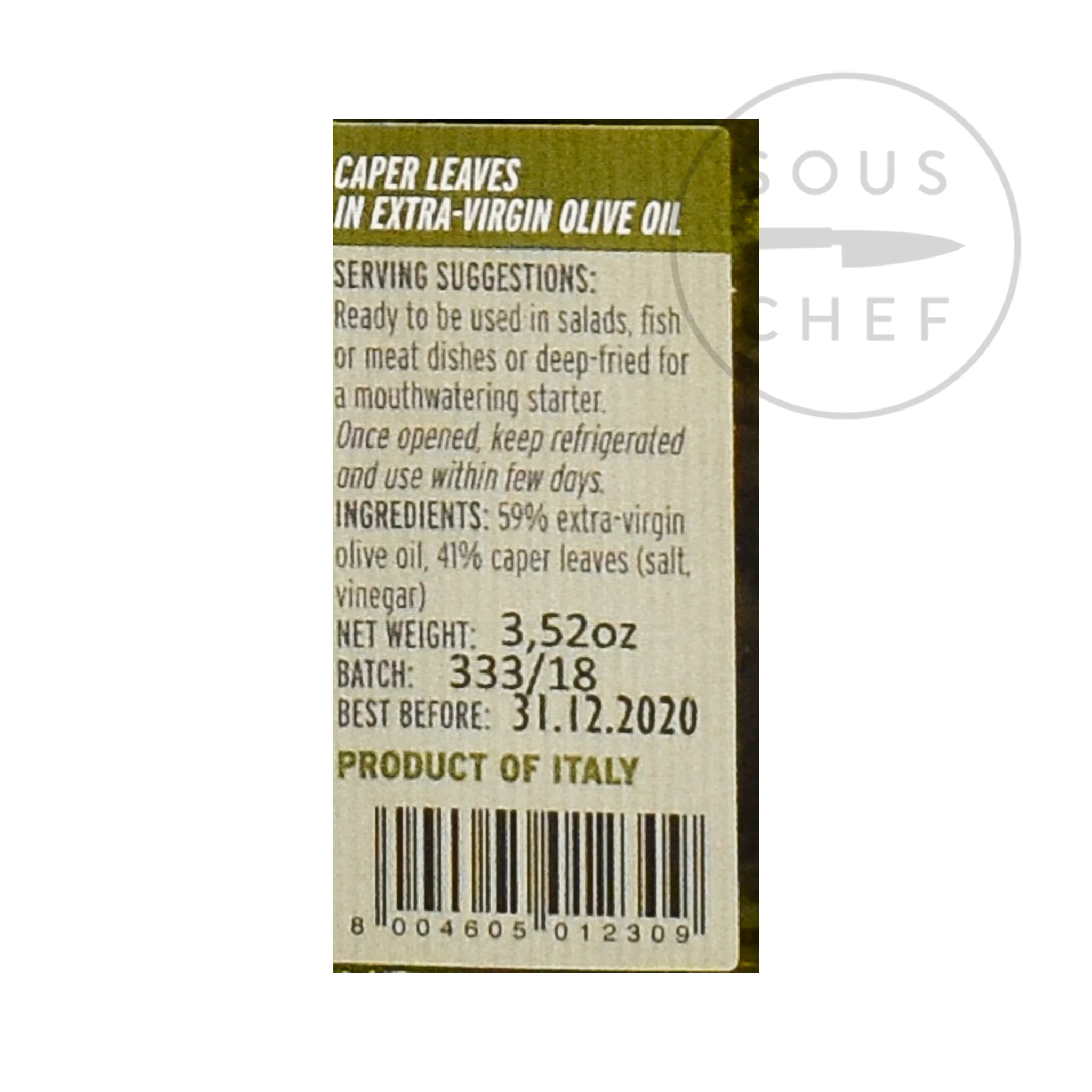 La Nicchia Caper Leaves, 100g - Image 2