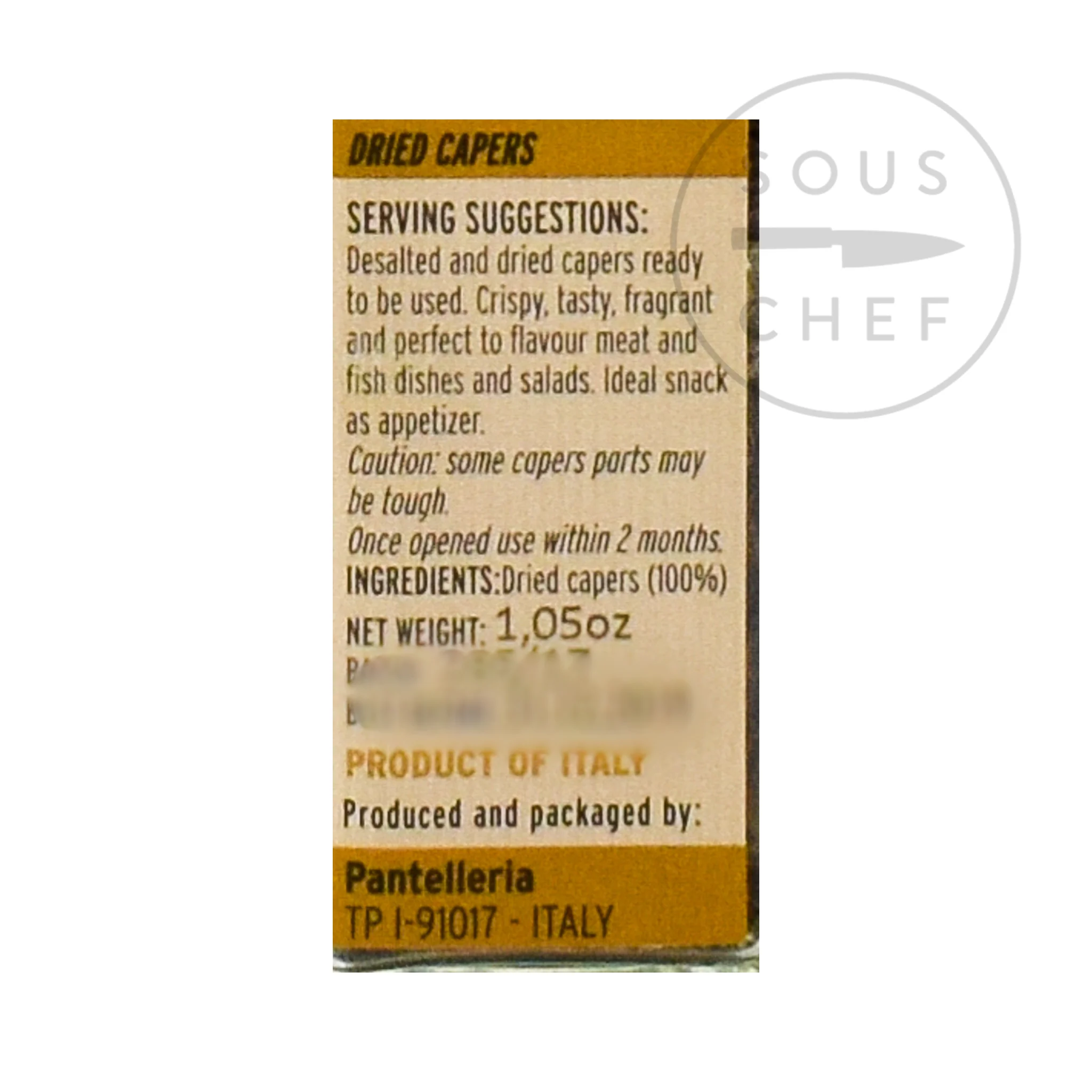 La Nicchia Crunchy Capers, 30g - Image 2